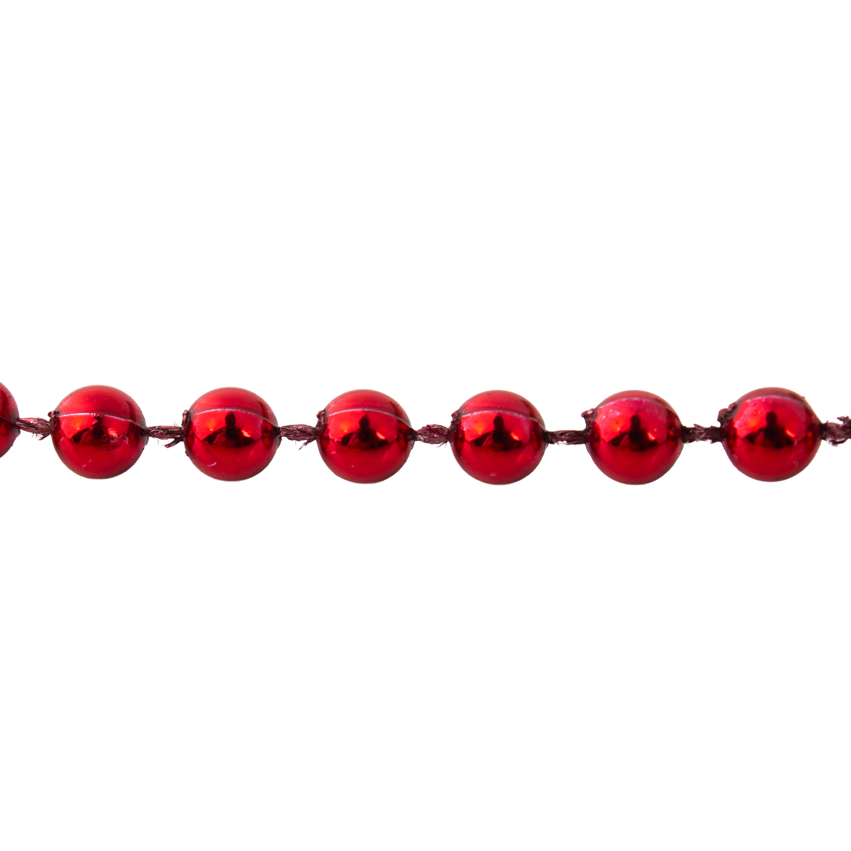 Christmas Round Bead Garland Red 5mm 5Mtr Box
