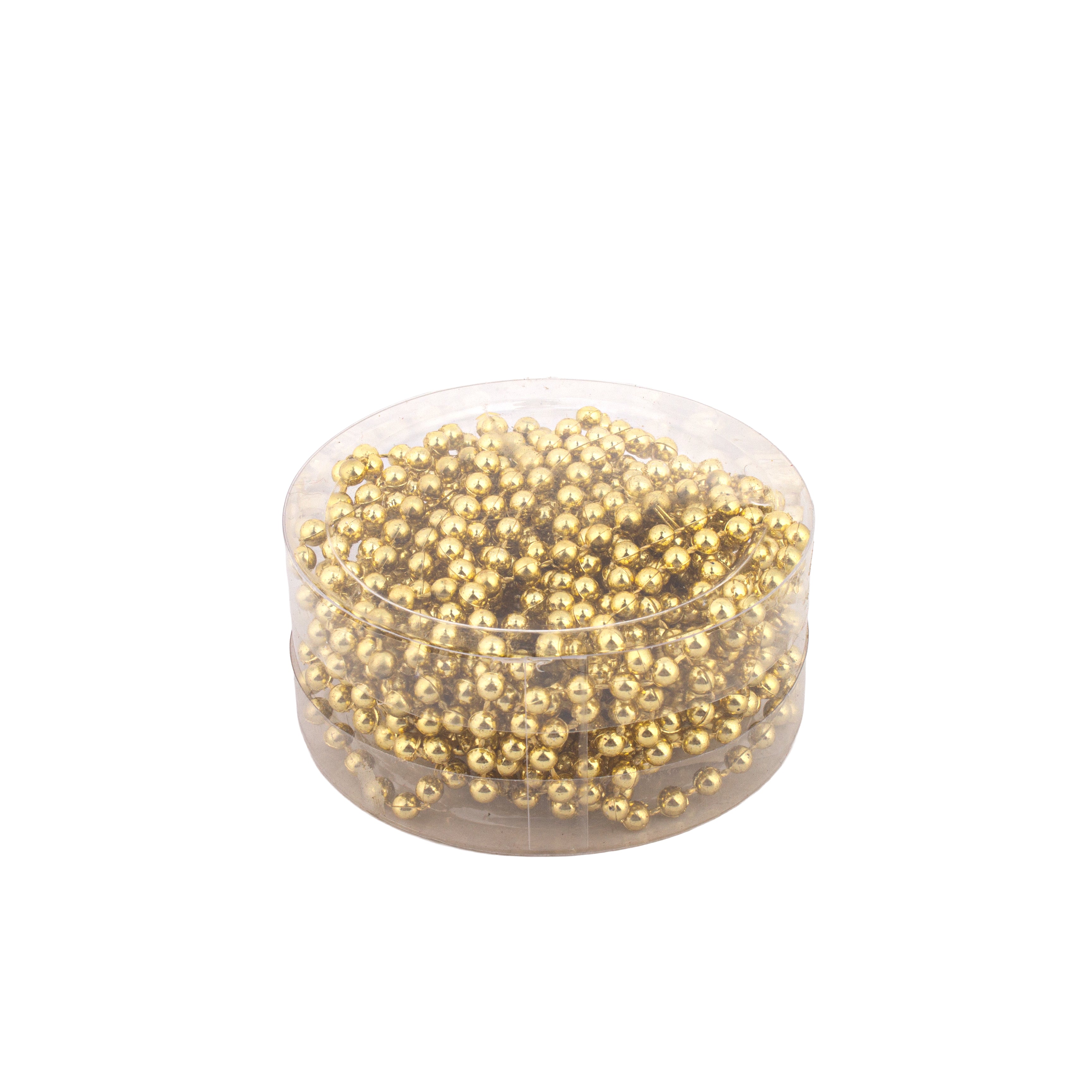 Christmas Round Bead Garland Gold 3mm 5Mtr Box
