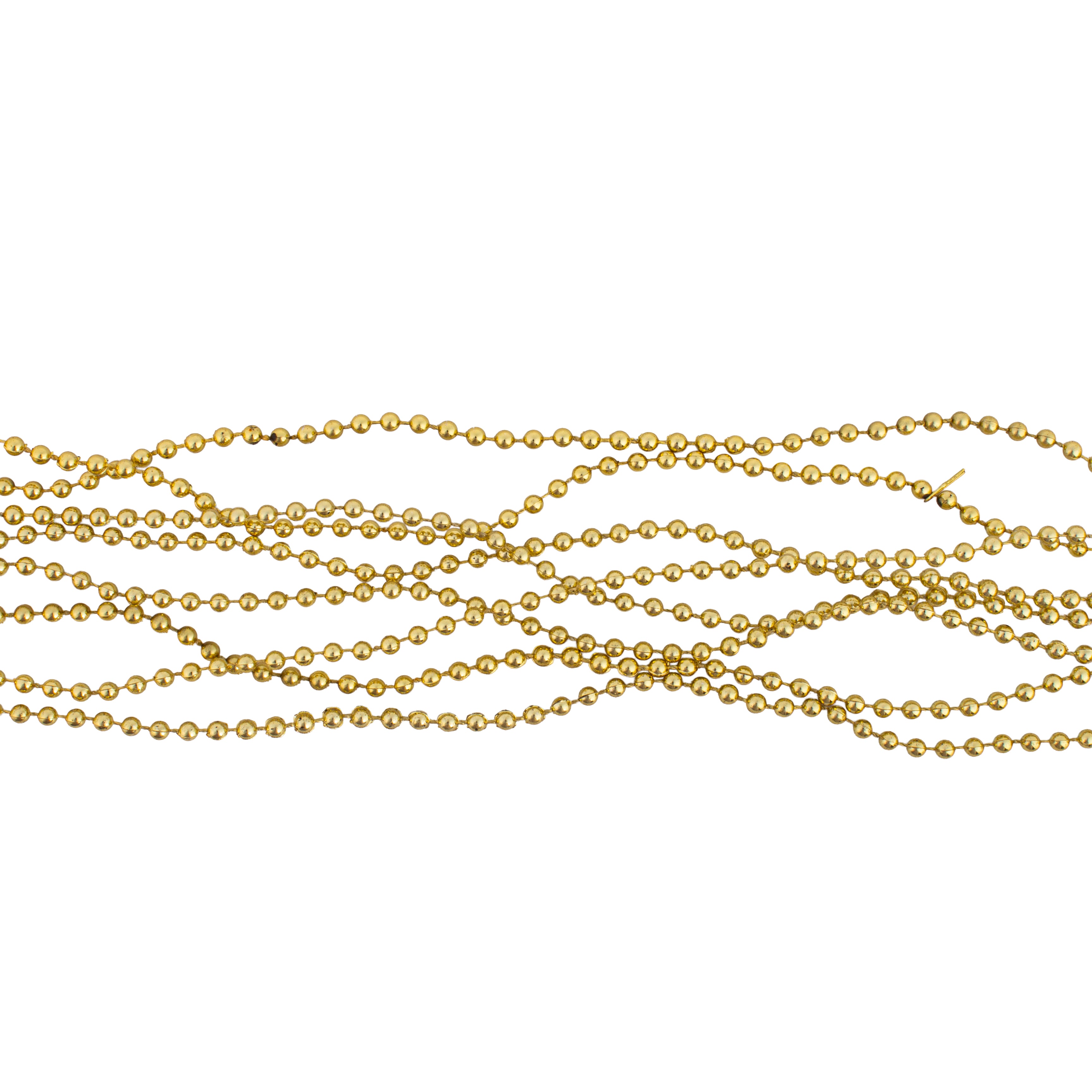 Christmas Round Bead Garland Gold 3mm 5Mtr Box