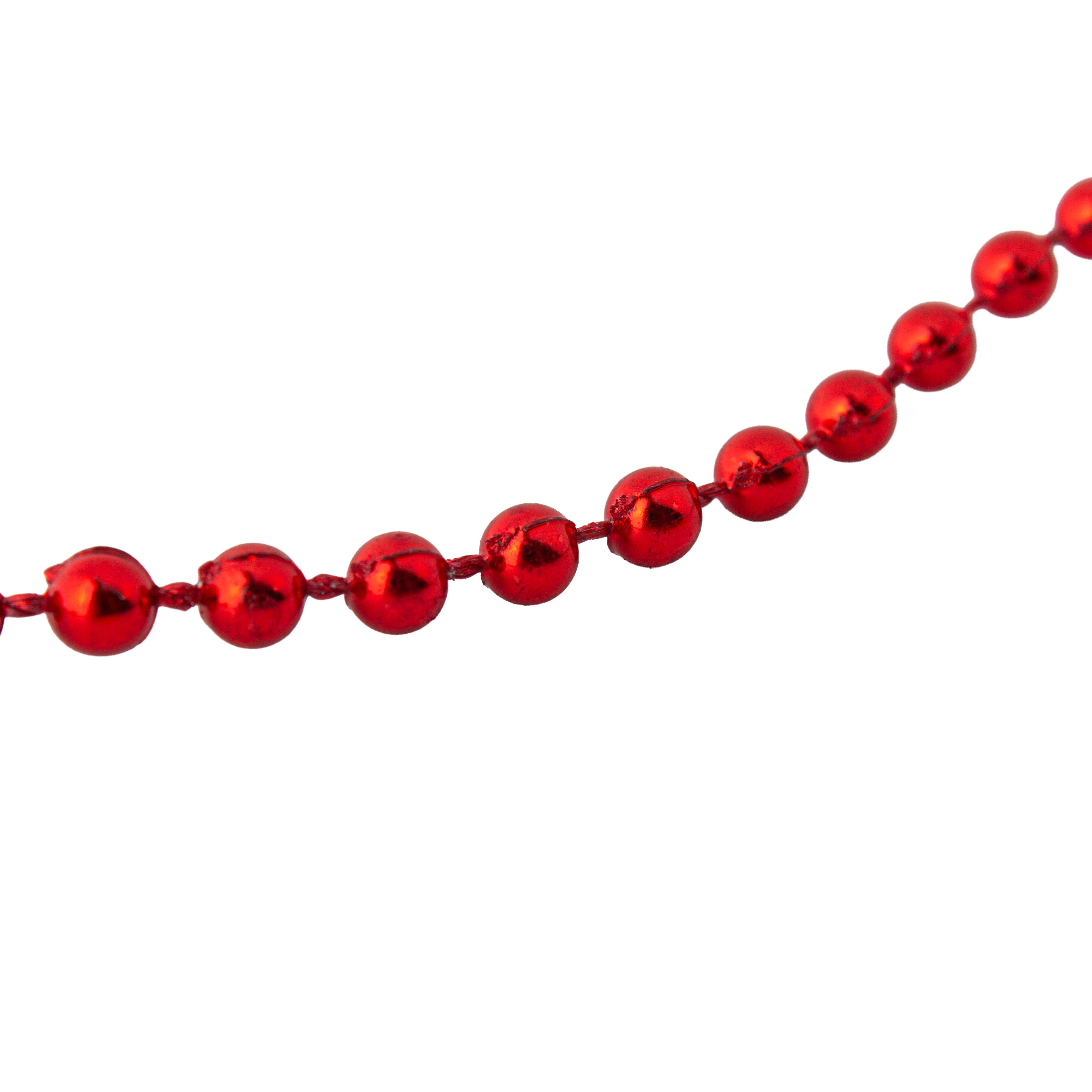 Christmas Round Bead Garland Red 3mm 5Mtr Box