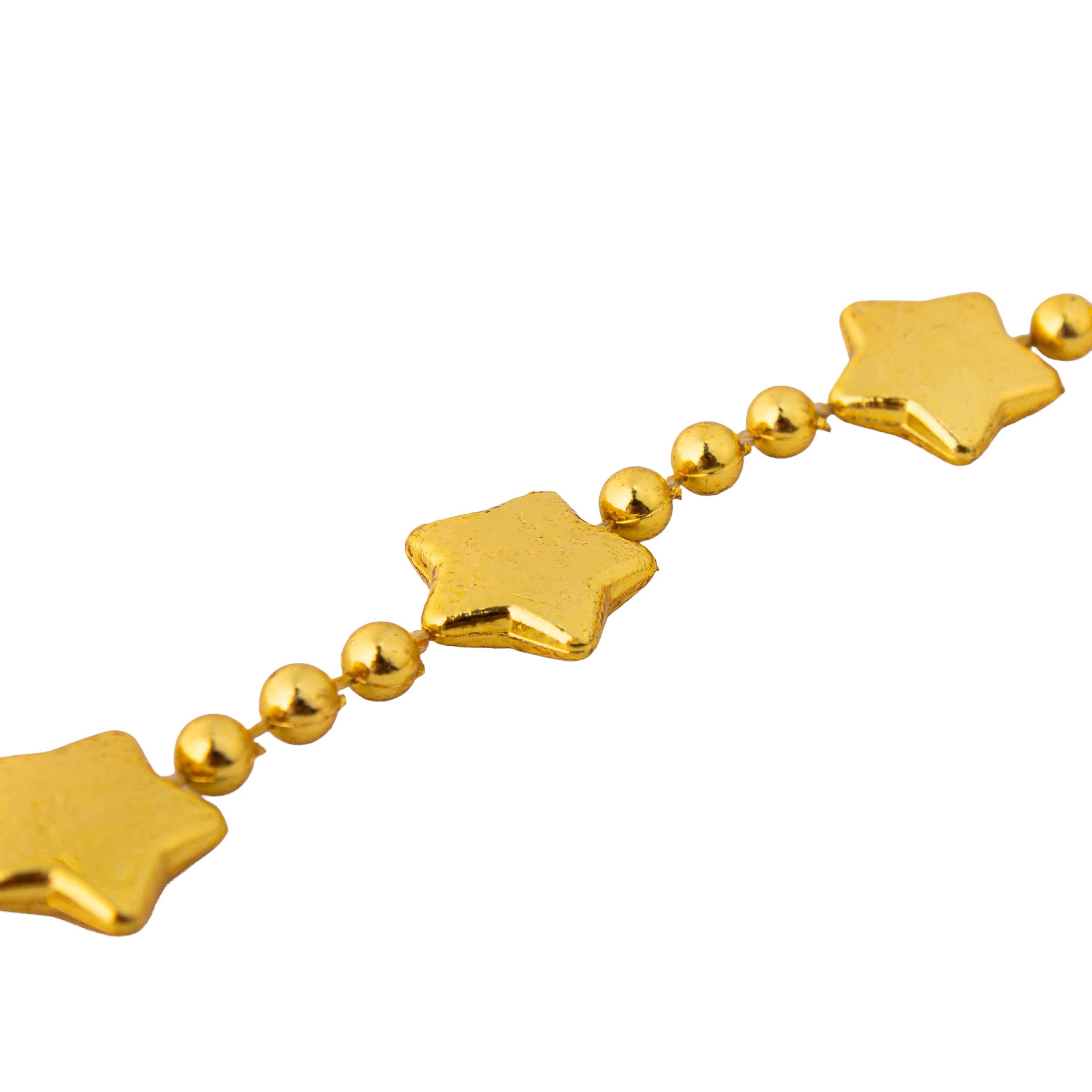 Christmas Star Garland Gold 1.2mm 3Mtr Box