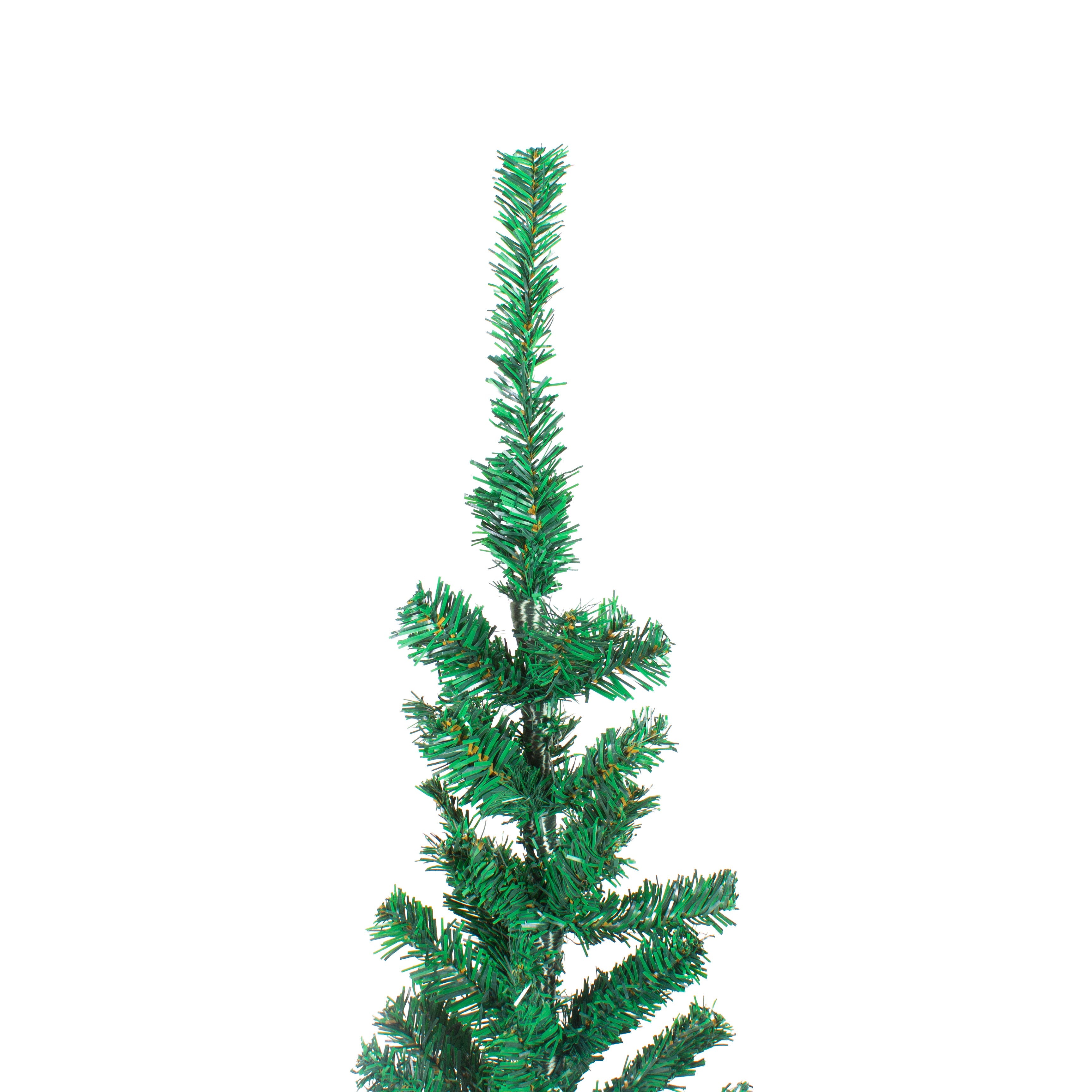 4 Feet - Christmas Festive Tree 100 Branches 1pc + (Ornaments Combo)