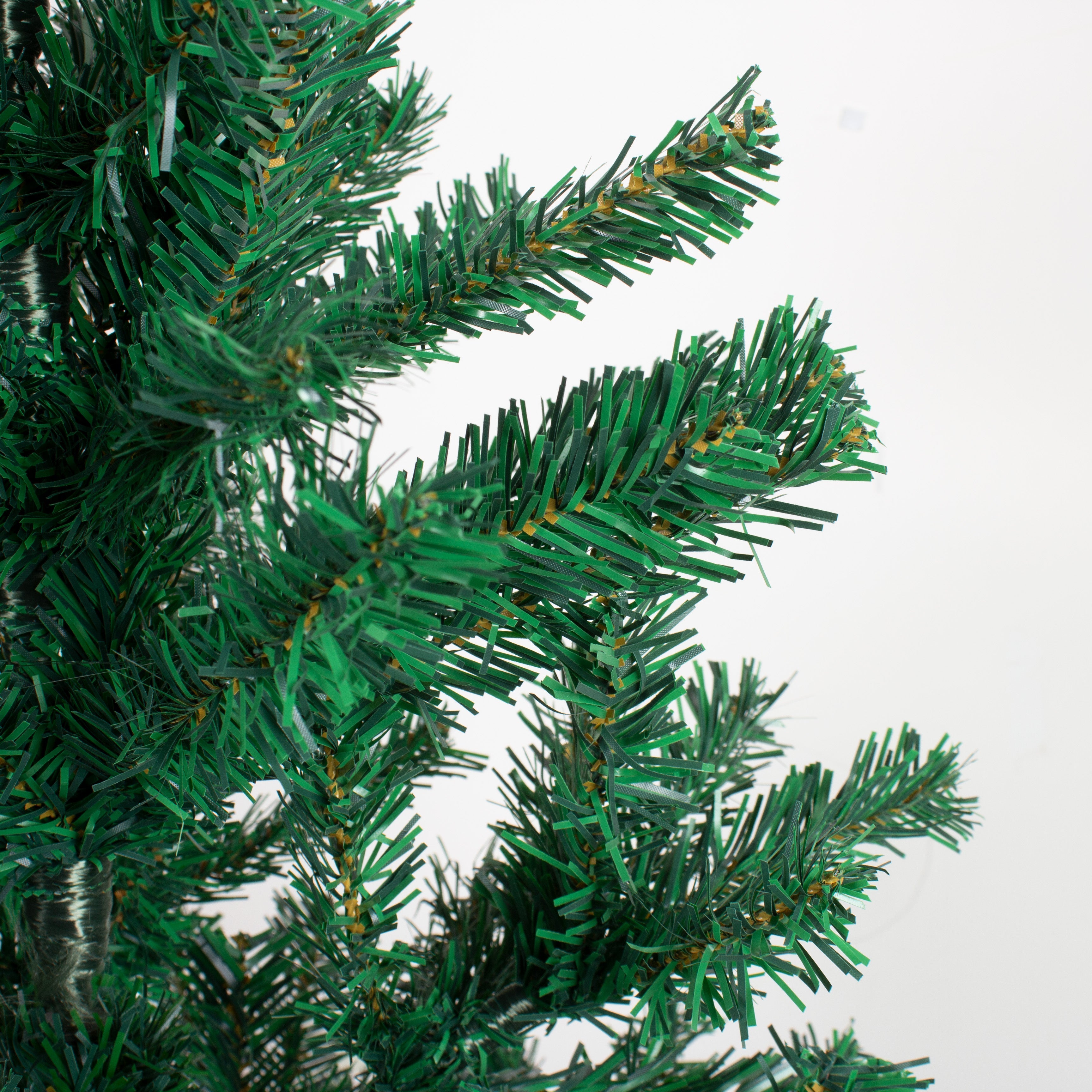 5 Feet - Christmas Festive Tree with Metal Stand 280 Branches (150cm) 1pc + (Ornaments Combo)