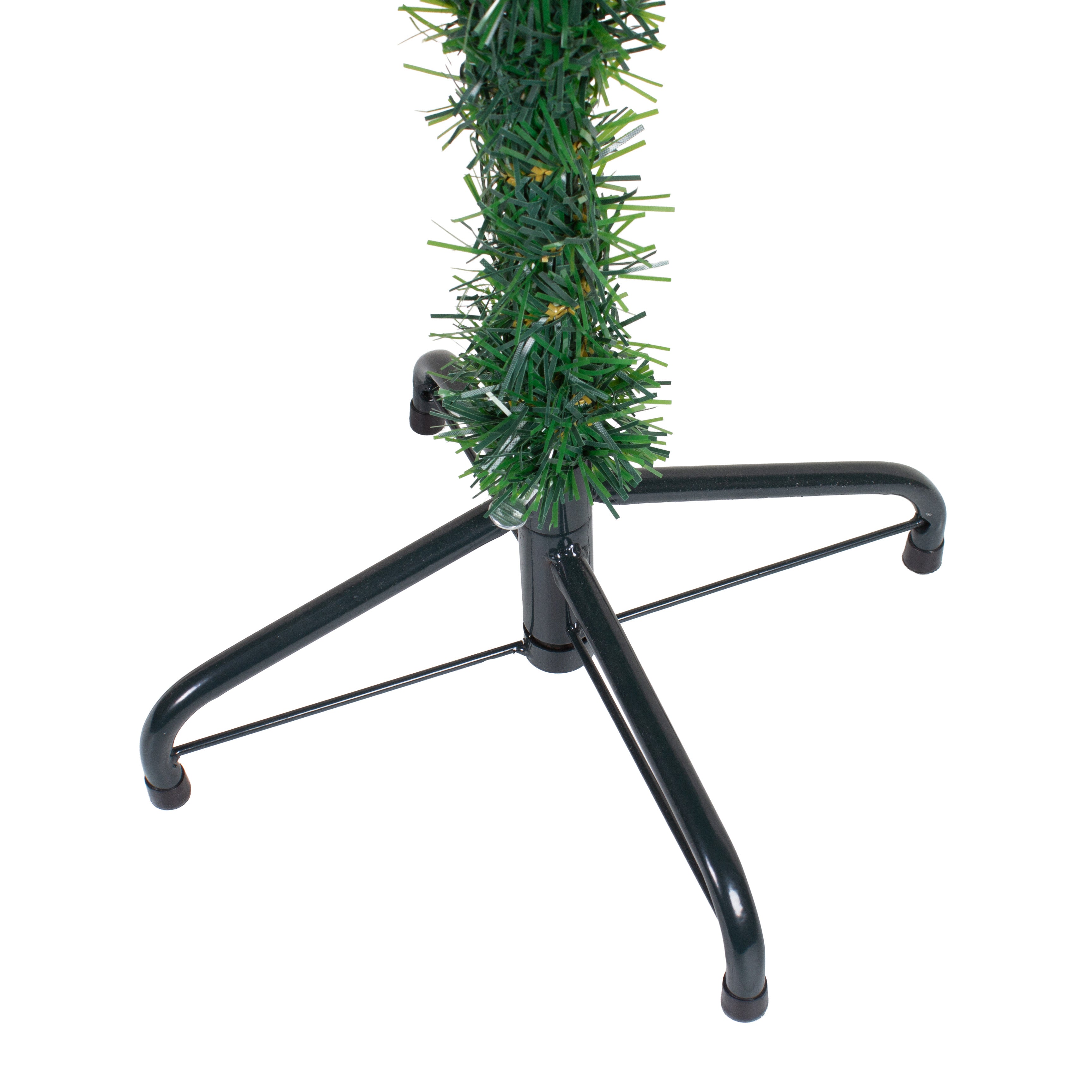 6 Feet - Christmas Festive Tree with Metal Stand 500 Branches (180cm) 1pc + (Ornaments Combo)