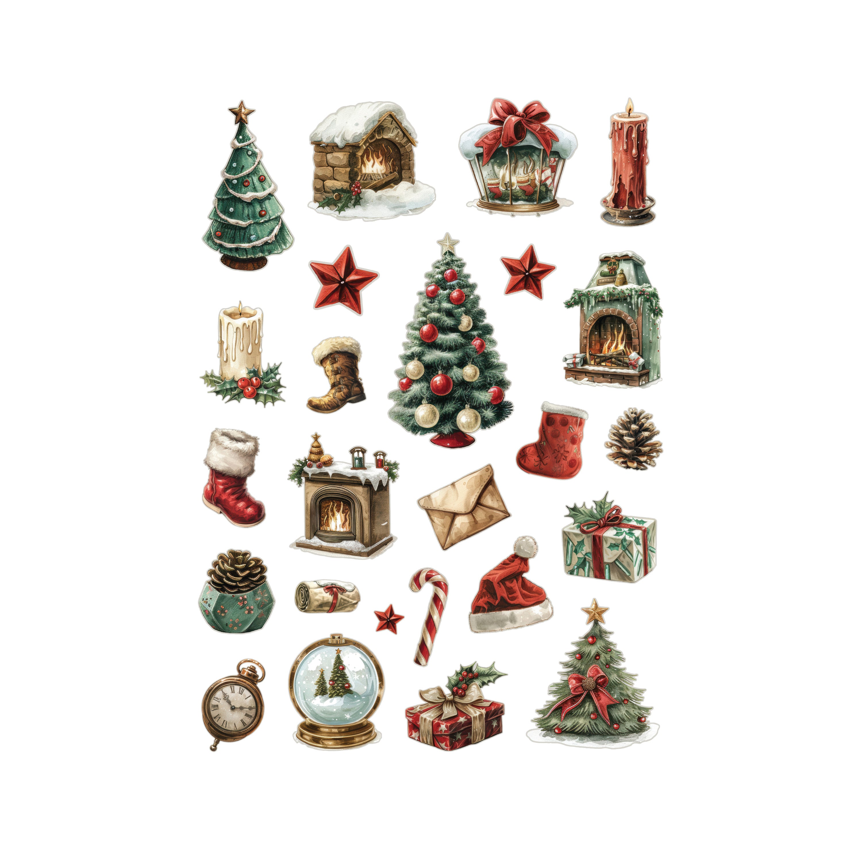 Christmas Sticker Book Magical Christmas Approx 18.1 x 12.4cm 6 sheets 1Book