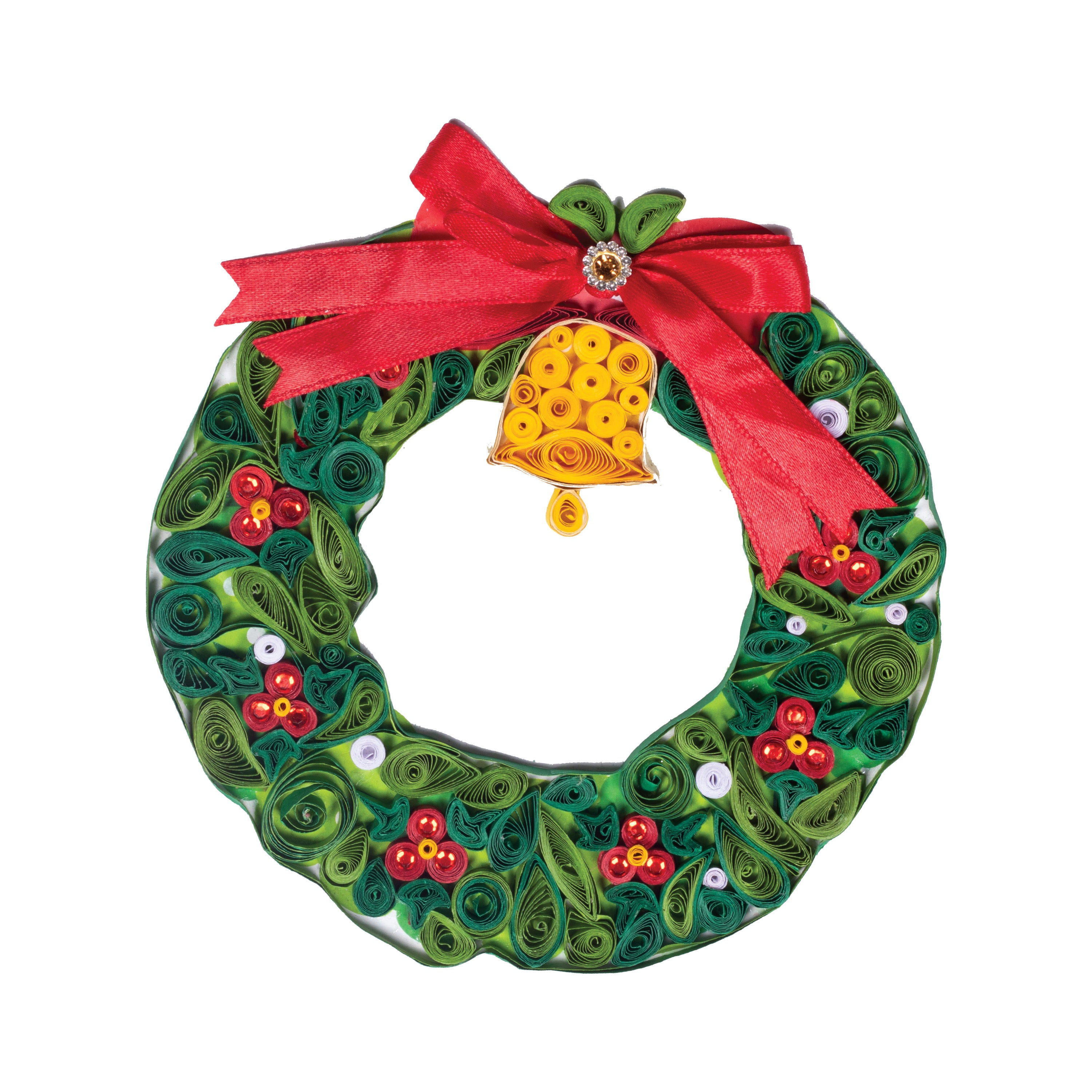 DIY Christmas Quilling Decor Kit Festive Wreath 1pc 
Pack size Approx - 25.7 x16.7 x 2 cm 1Box