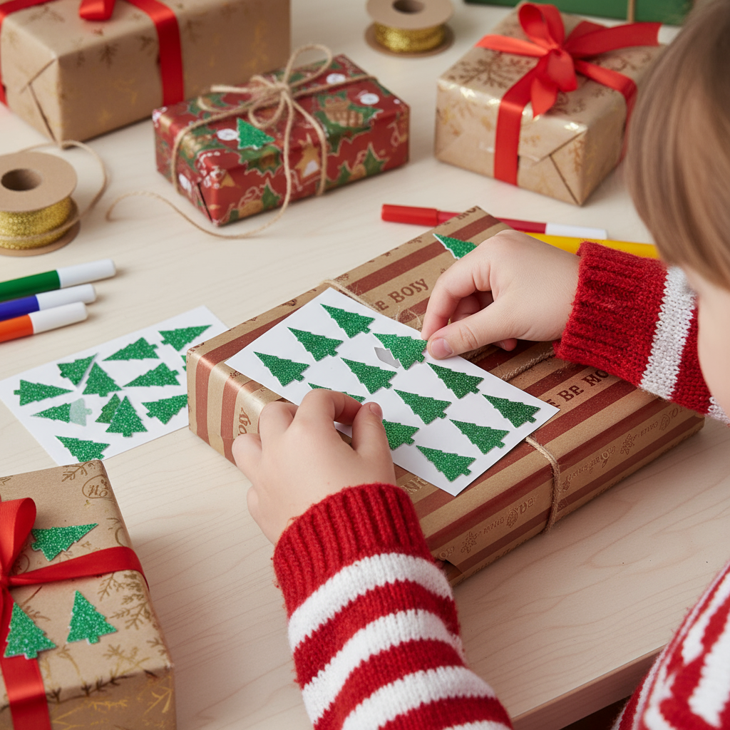 Christmas Self Adhesive Sparkle Fun Foam Shape Pine Green 24pc