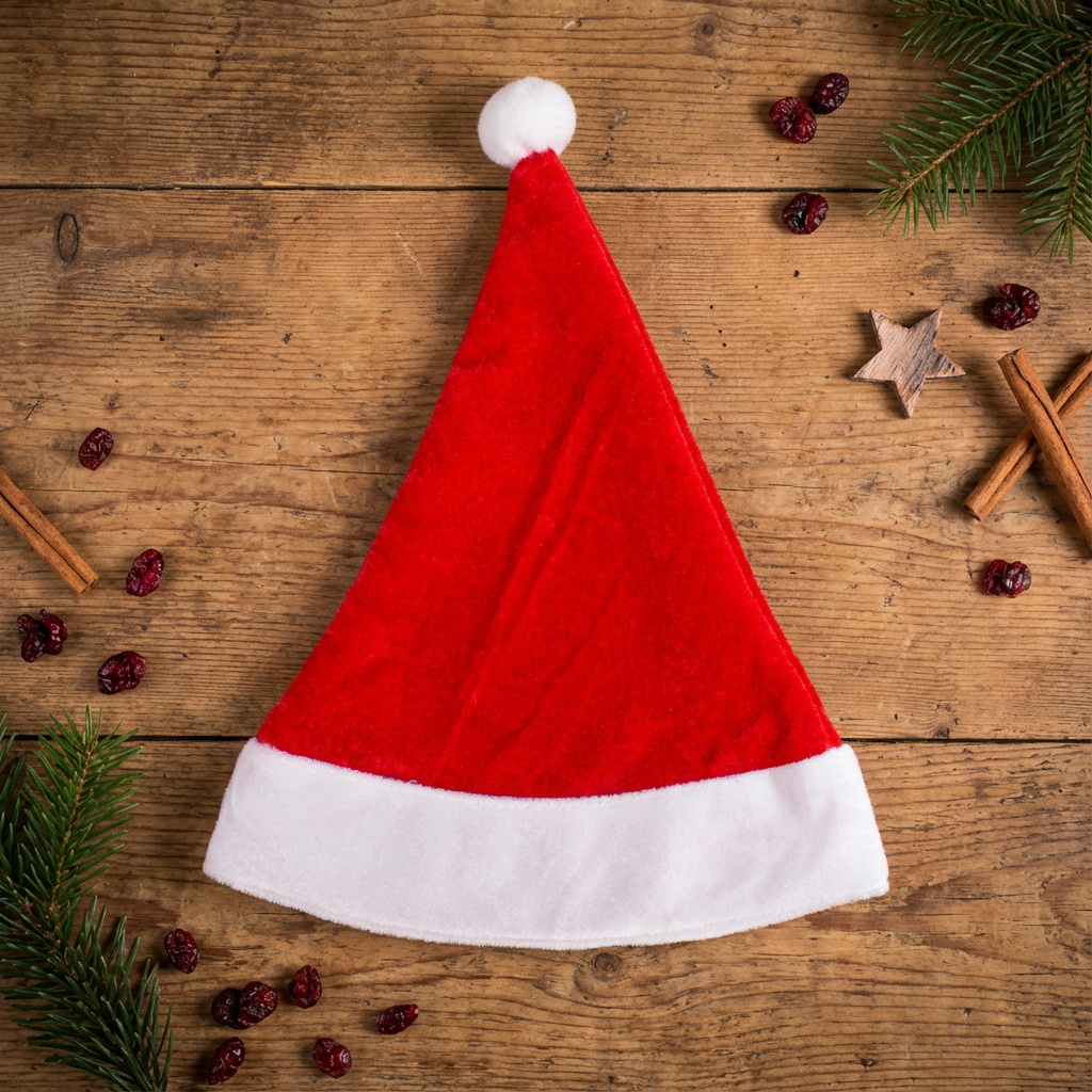 Christmas Santa Cap for Kids 10.5 x 14.5inch 1pc