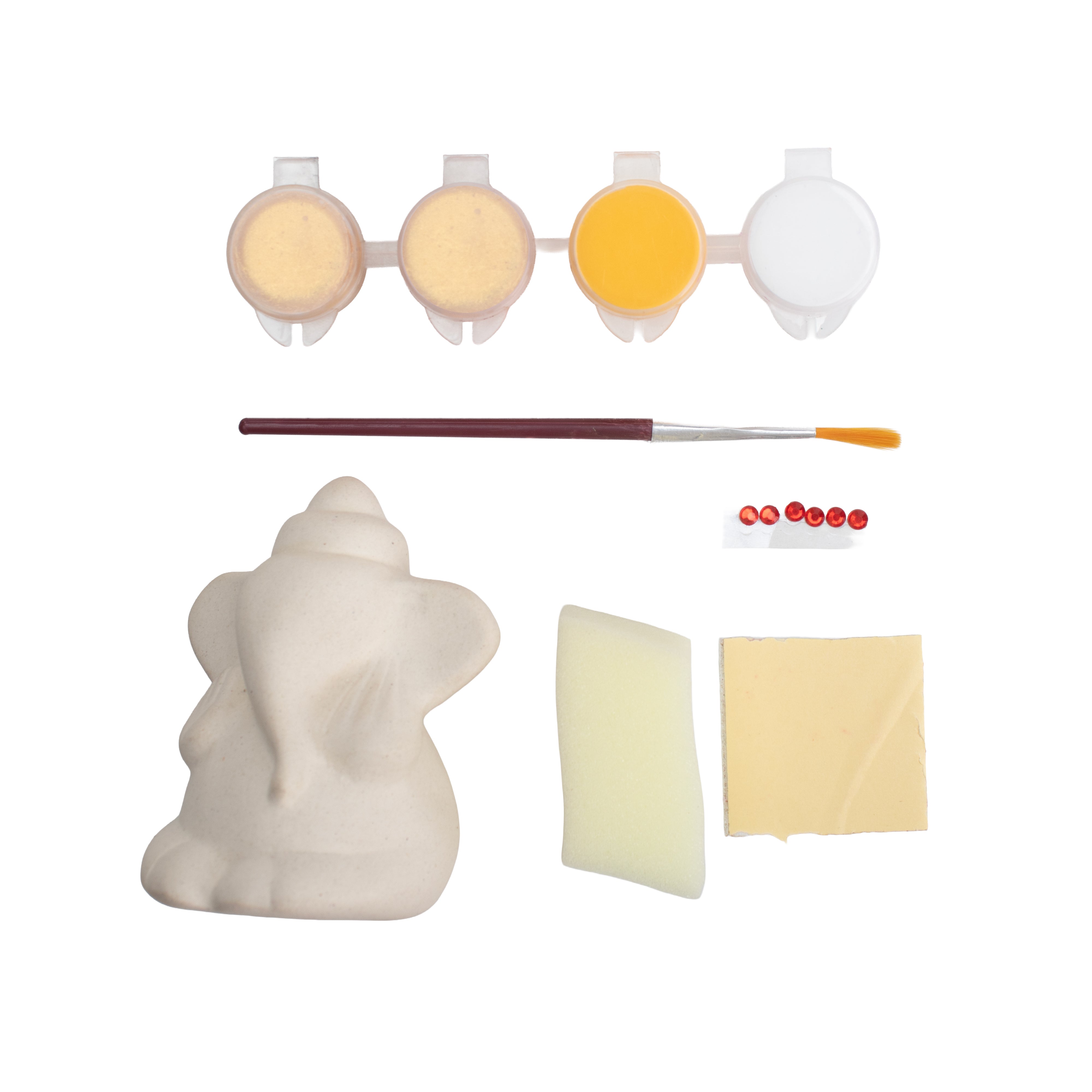 DIY Paint Your Mini Ganesha Décor Kit 5 X 8cm 1 BOX