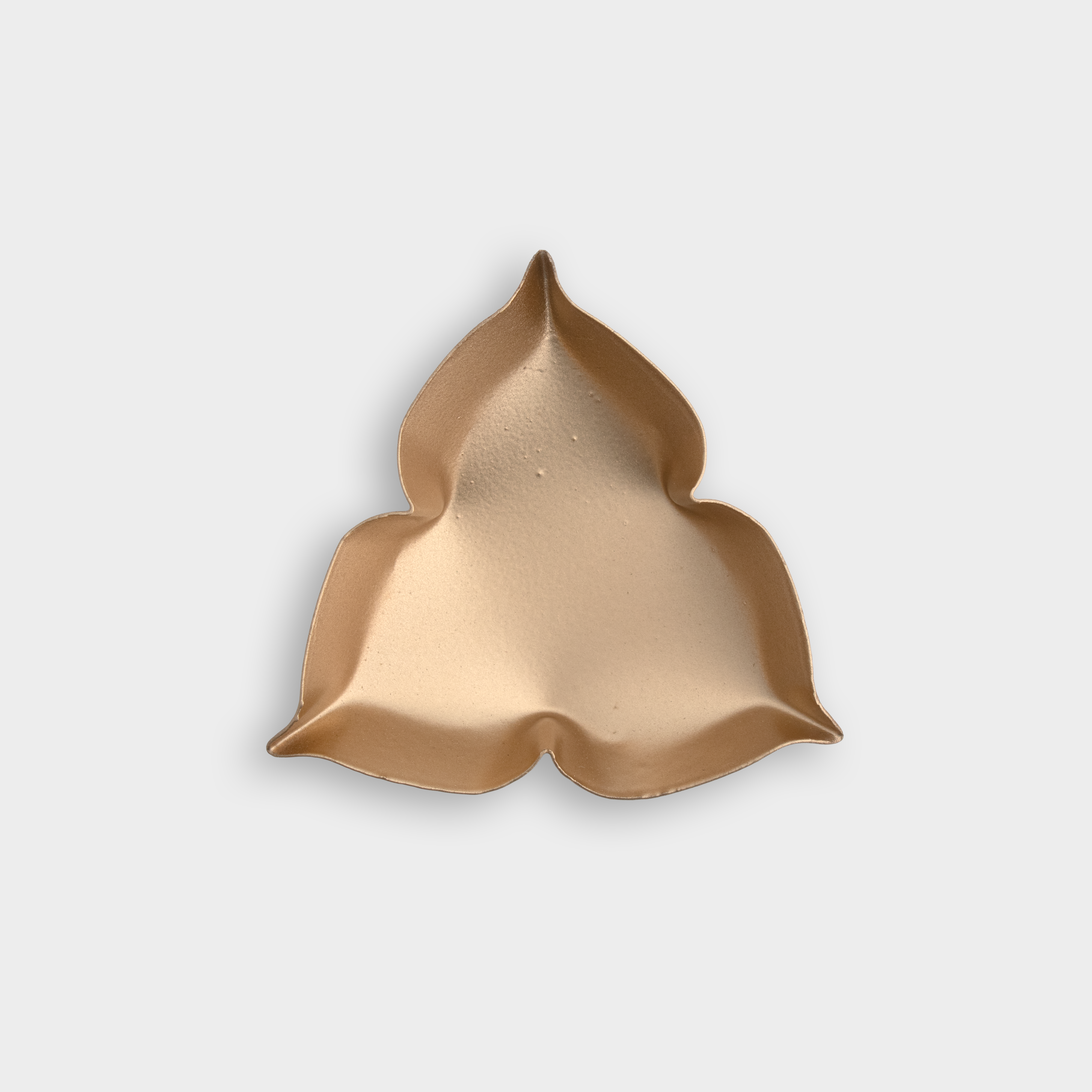 Metal Uruli Ripple Petals Gold 6.5 X 6.5 X 2cm 1pc