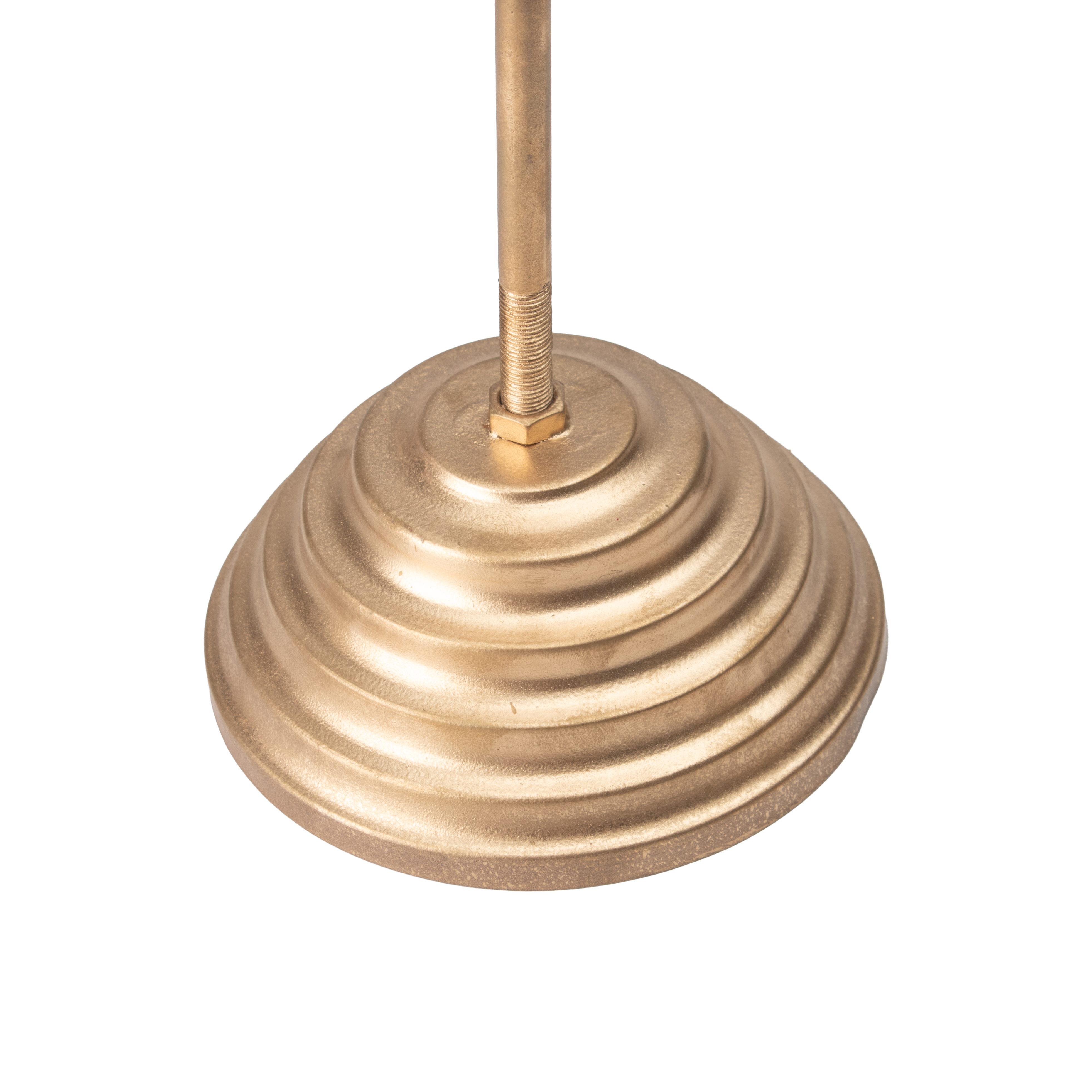 Decorative Lotus Tea Light Candle Holder with Pedestal Base Gold 18 X 18 X 46cm 1pc