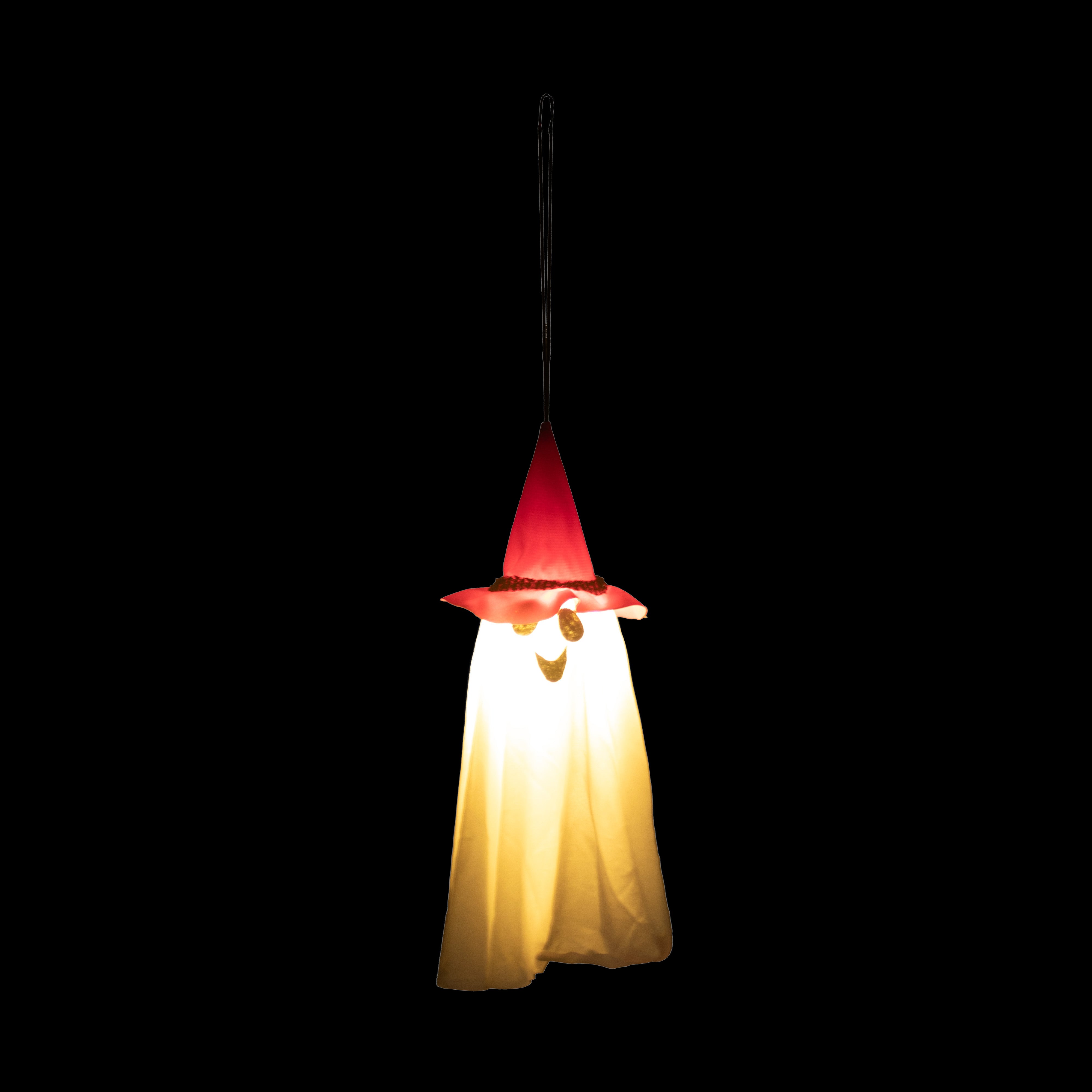 Halloween Hanging Ghost With 5pcs Warm Light 34 X 12 X 12cm 1pc UB