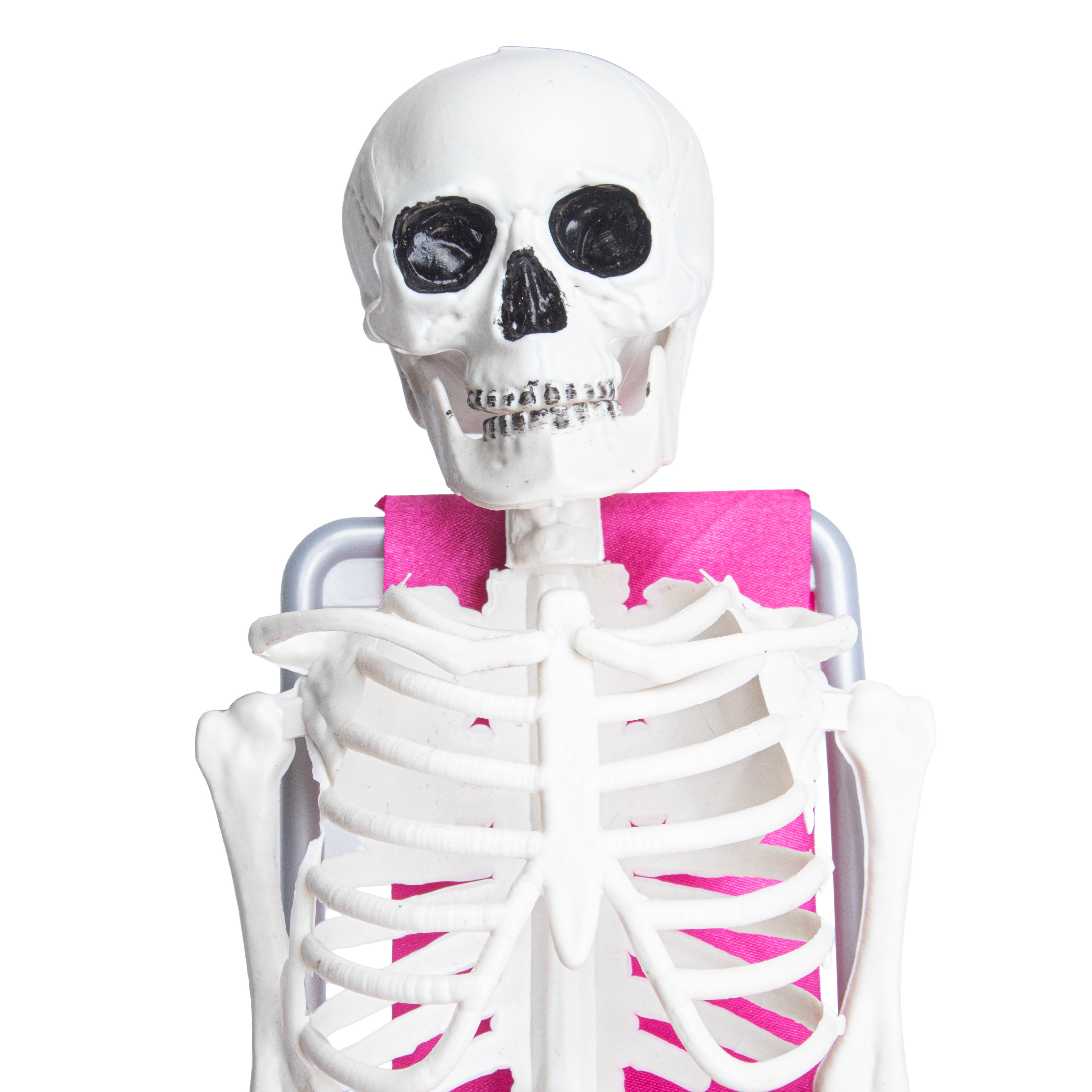 Halloween Skeleton on Recliner 23 X 12 X 34cm 1pc UB