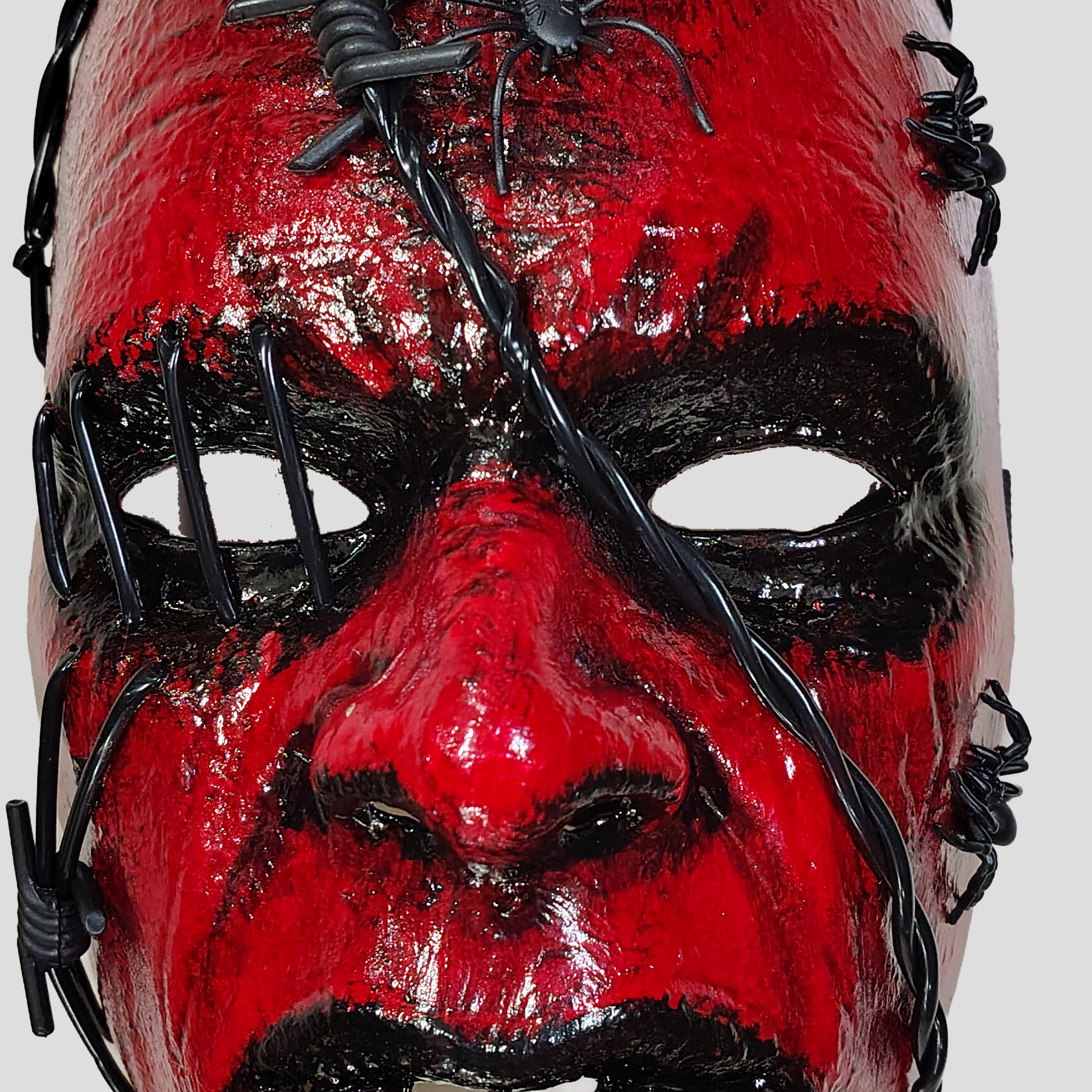 Halloween Mask Scarred face 1pc IB