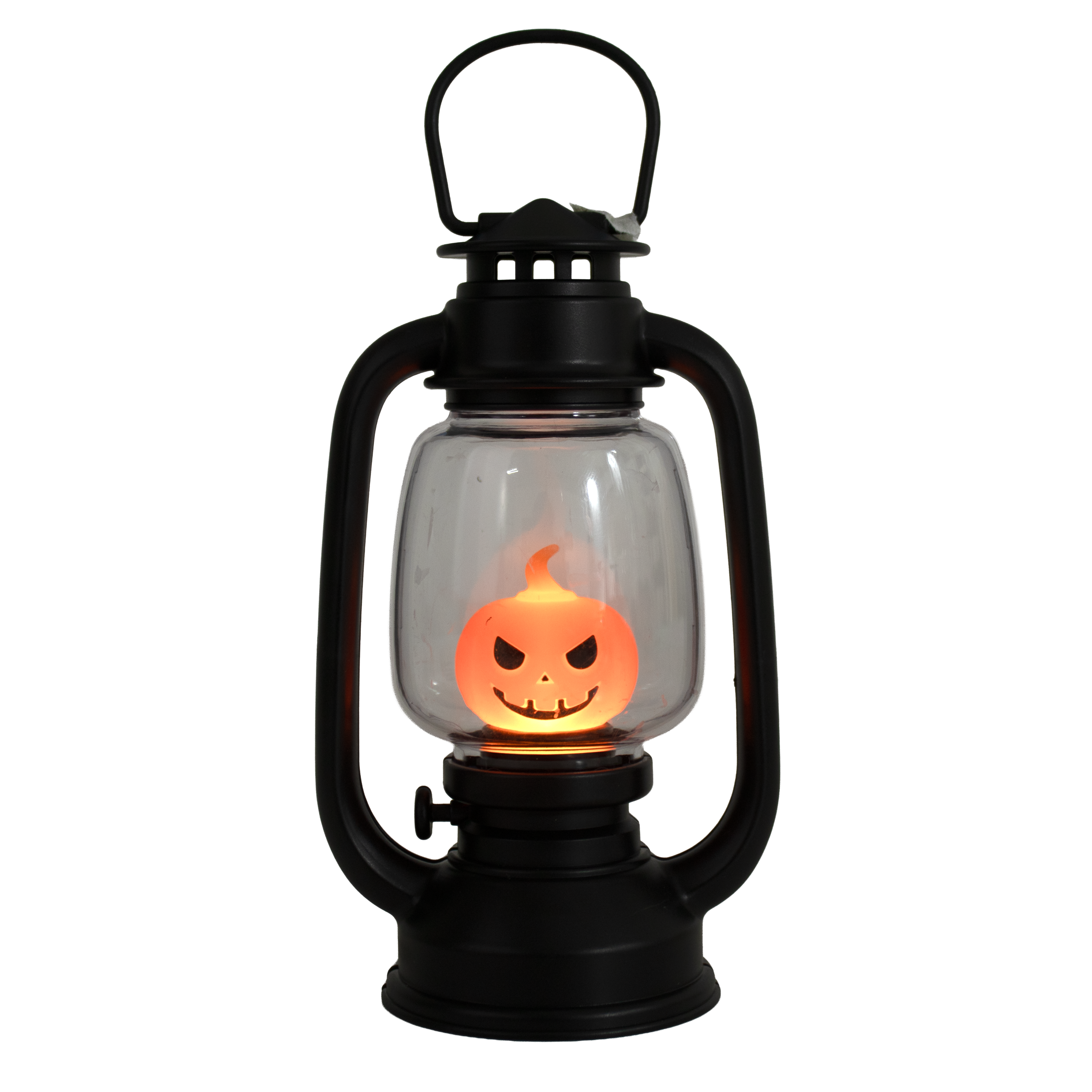 Halloween Scary pumpkin Lantern 17.8cm 1pc IB