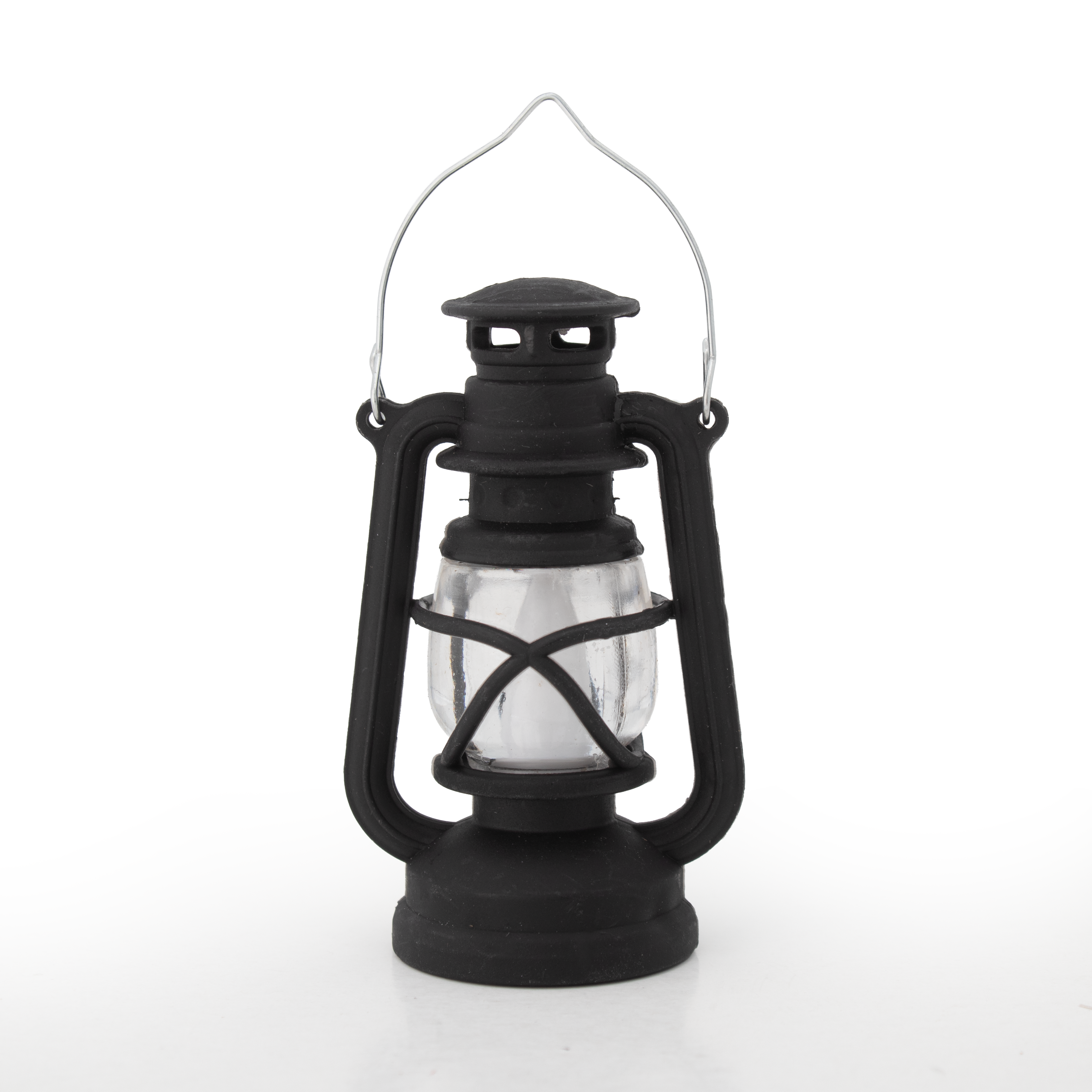 Mini Camping Lantern Black 6cm 10pc IB