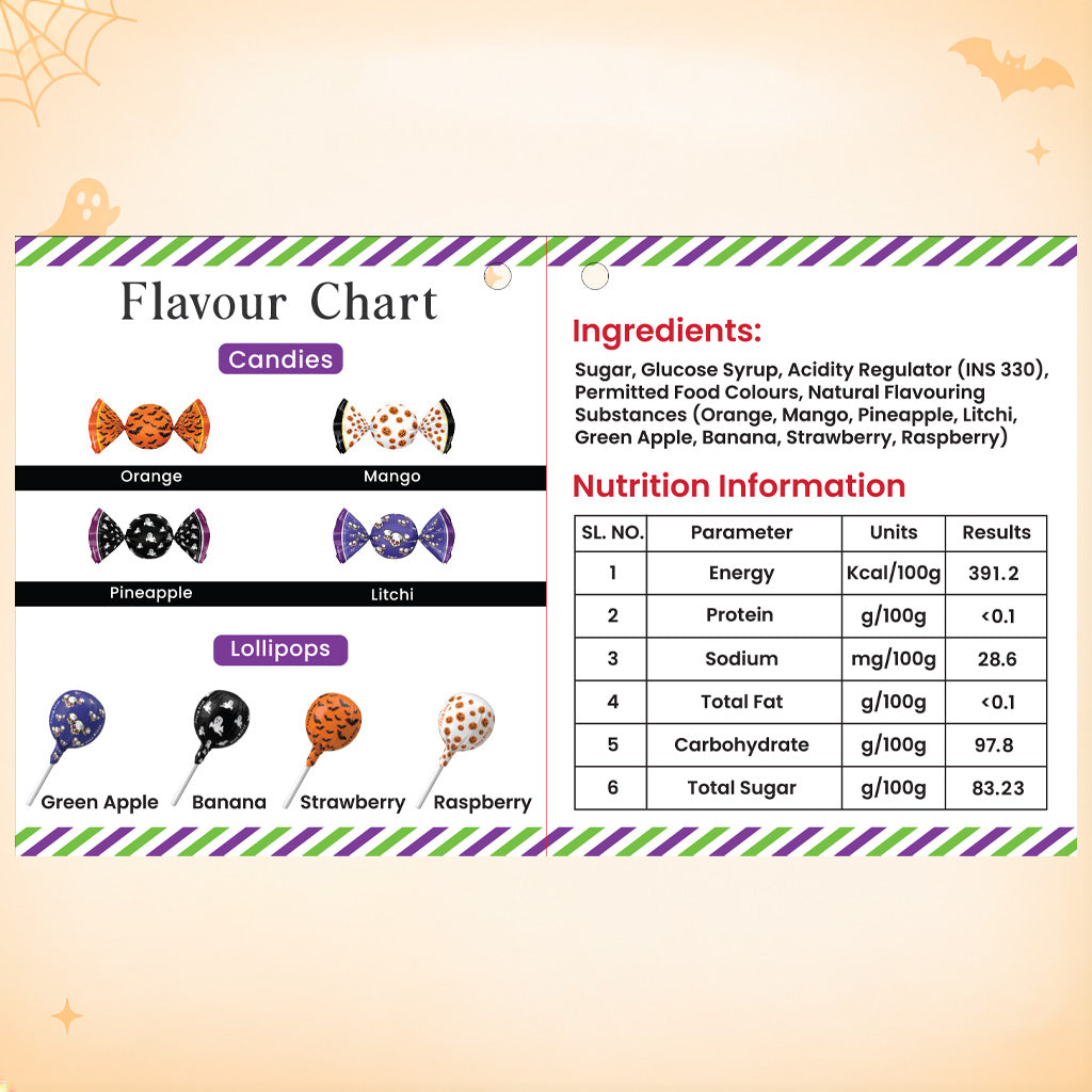 Assorted Candy Pouch Haunted Treats 75gm