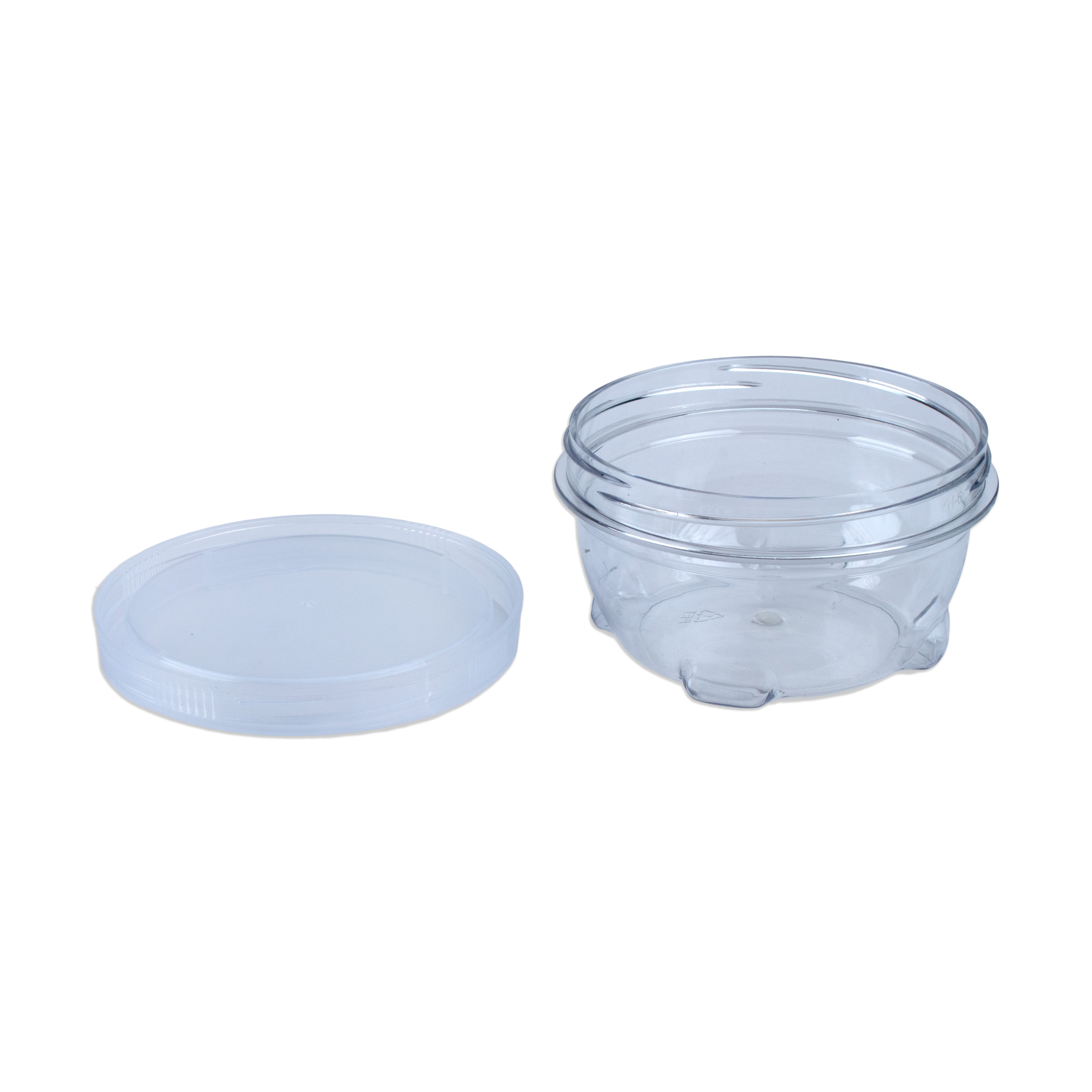Stackable Interlocking Clear Container 9 x5cm 2 pc