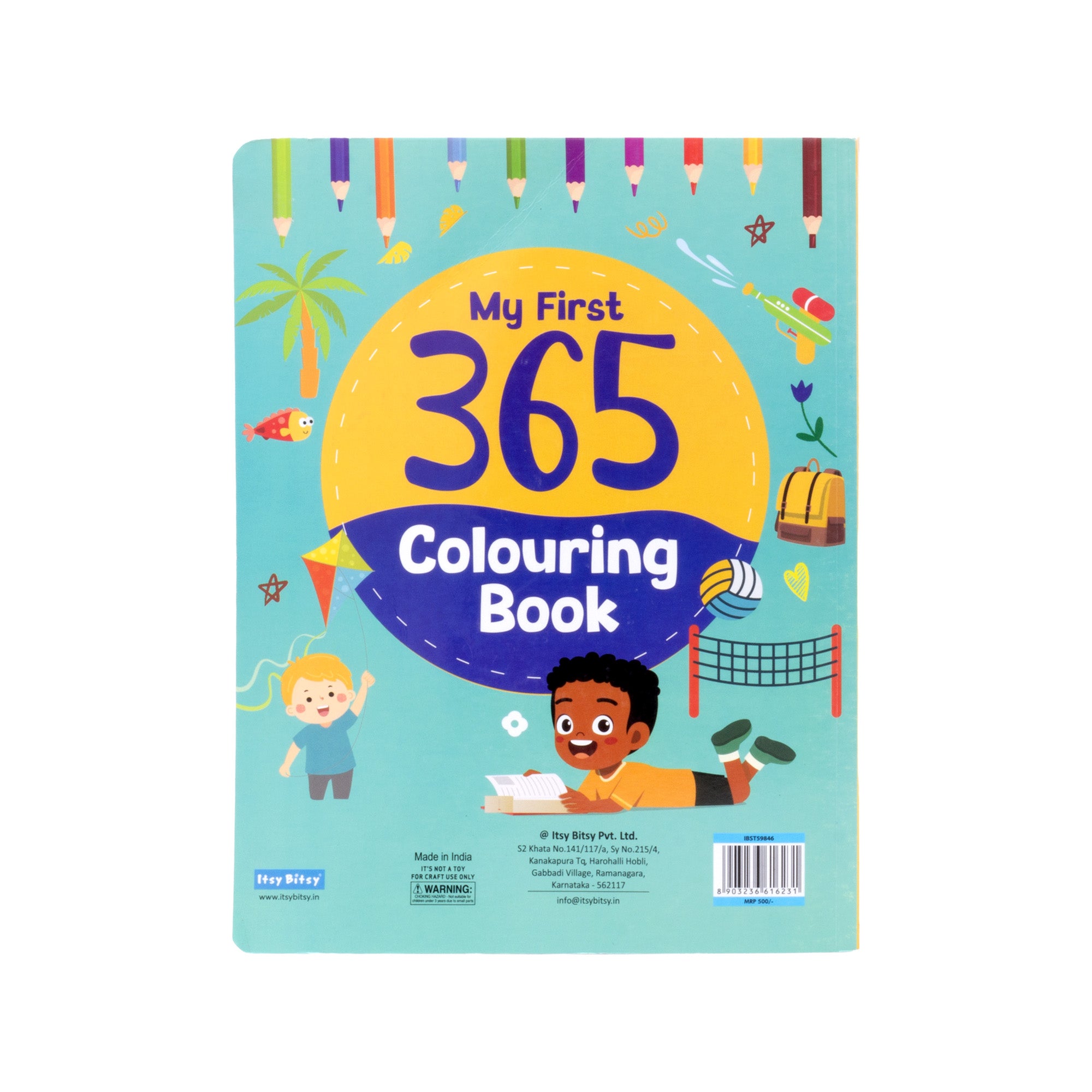 My First 365 Colouring Book 3 L21.5 x W27.7cm 368pages 1 Book