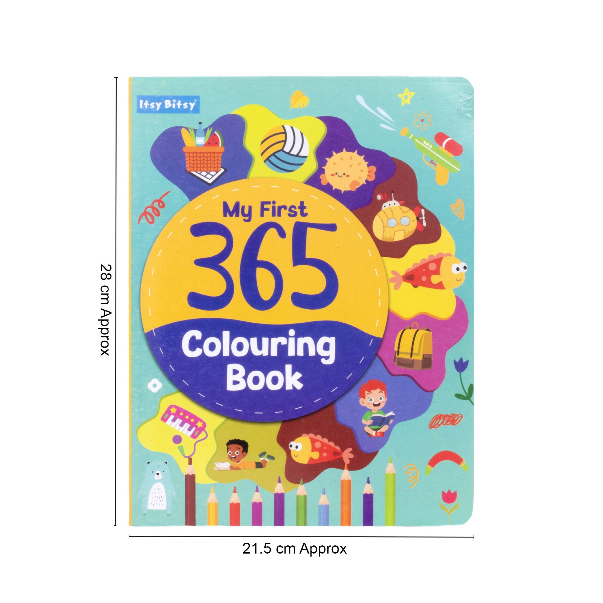 My First 365 Colouring Book 3 L21.5 x W27.7cm 368pages 1 Book