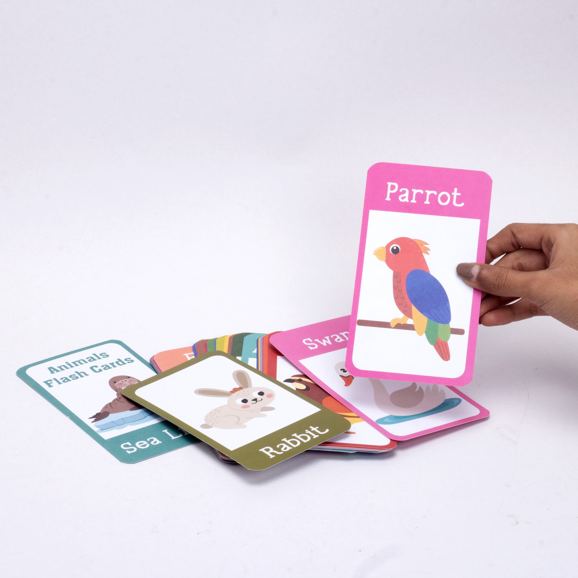 Animals Flash Cards L8.4 x W15cm 30pages 1Book