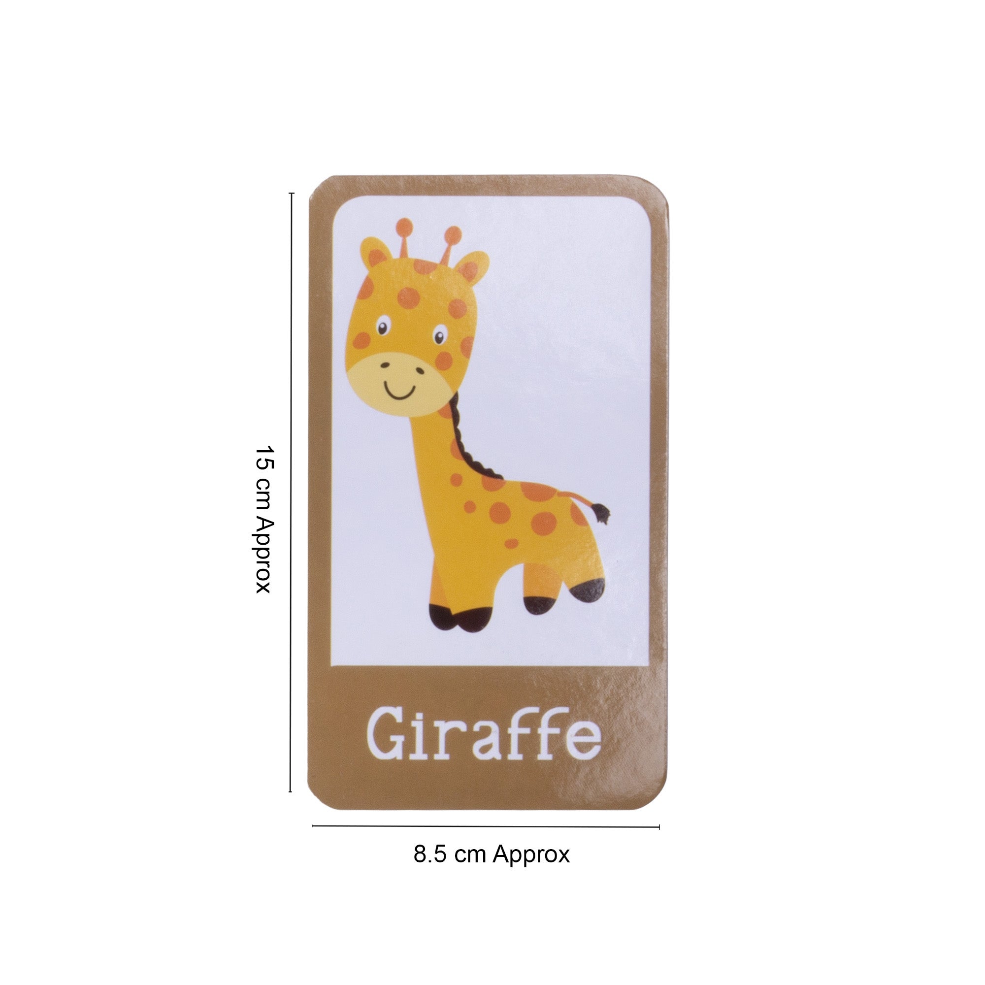 Animals Flash Cards L8.4 x W15cm 30pages 1Book