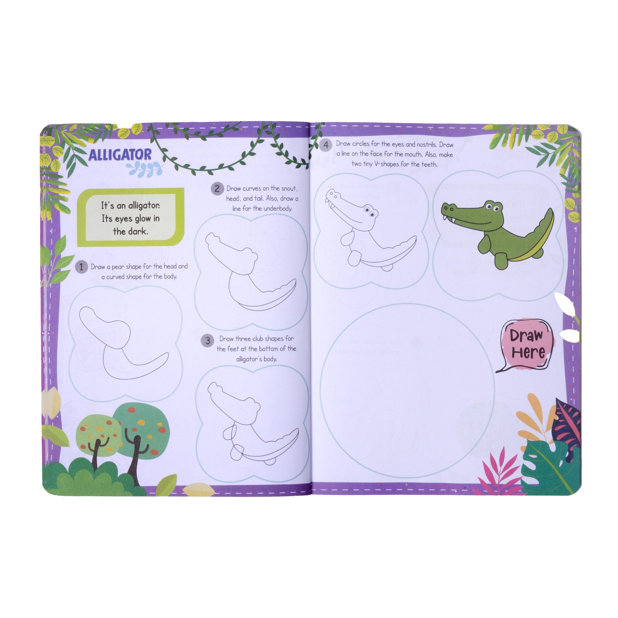 How to Draw Animals Step by Step L21 x W28cm 24pages 1Book