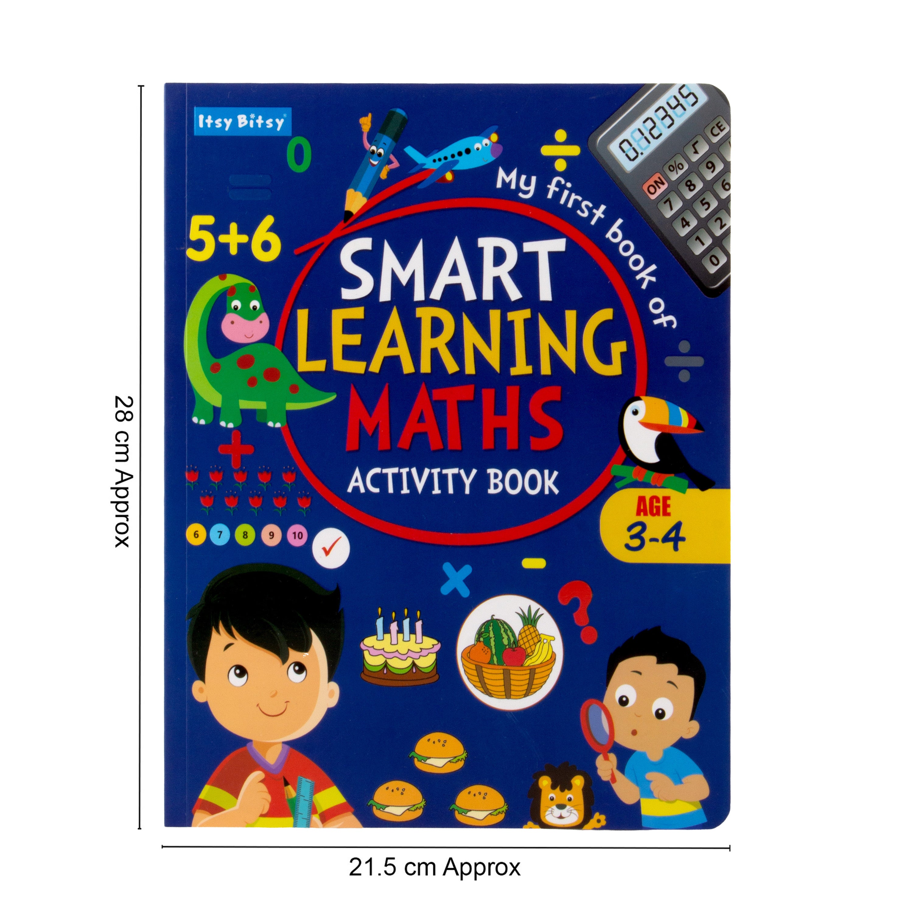 My First Smart Learning Activity Book Maths (3-4 Years) L21.5 x W28cm 64pages 1Book