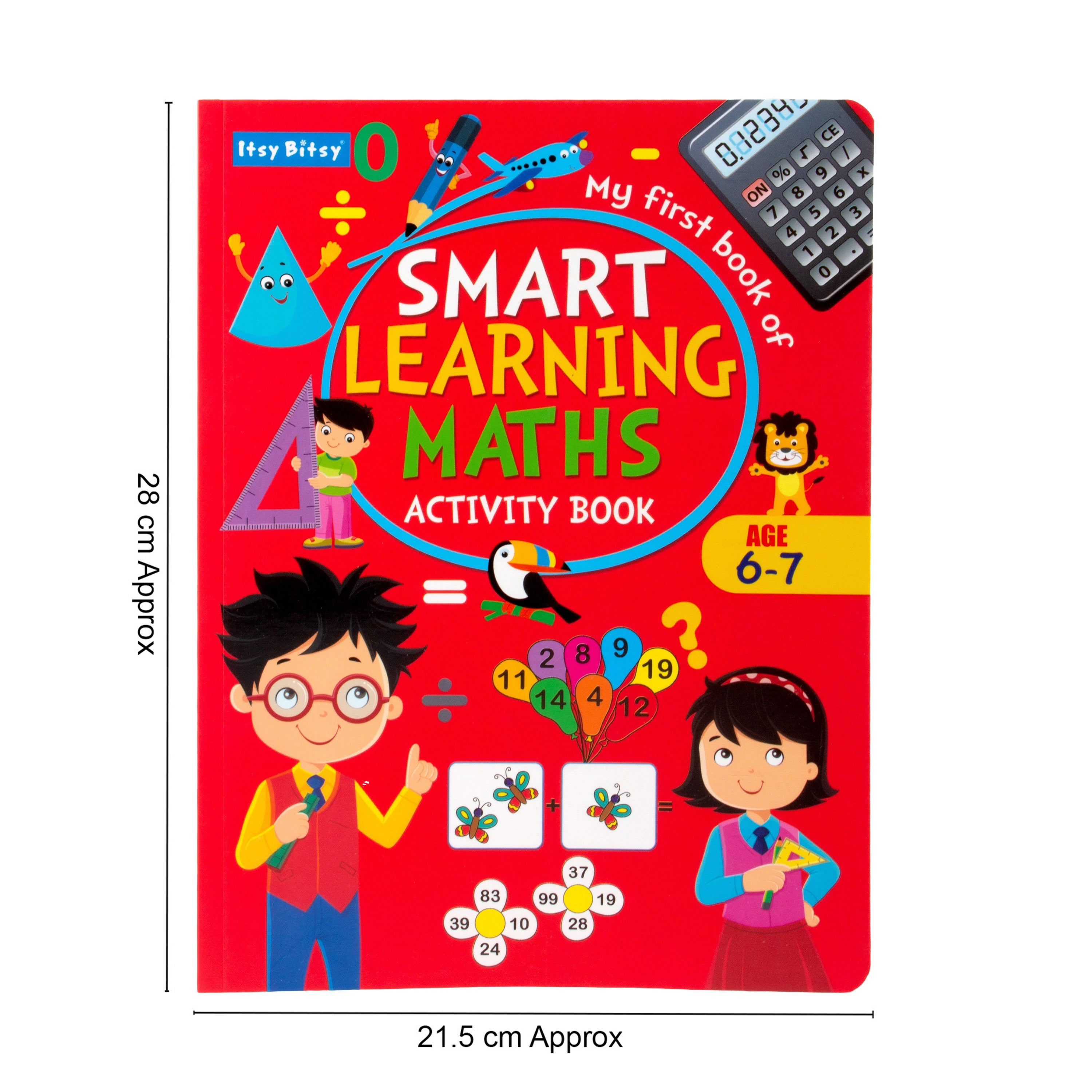 My First Smart Learning Activity Book Maths (6-7 Years) L21.5 x W28cm 64pages 1Book
