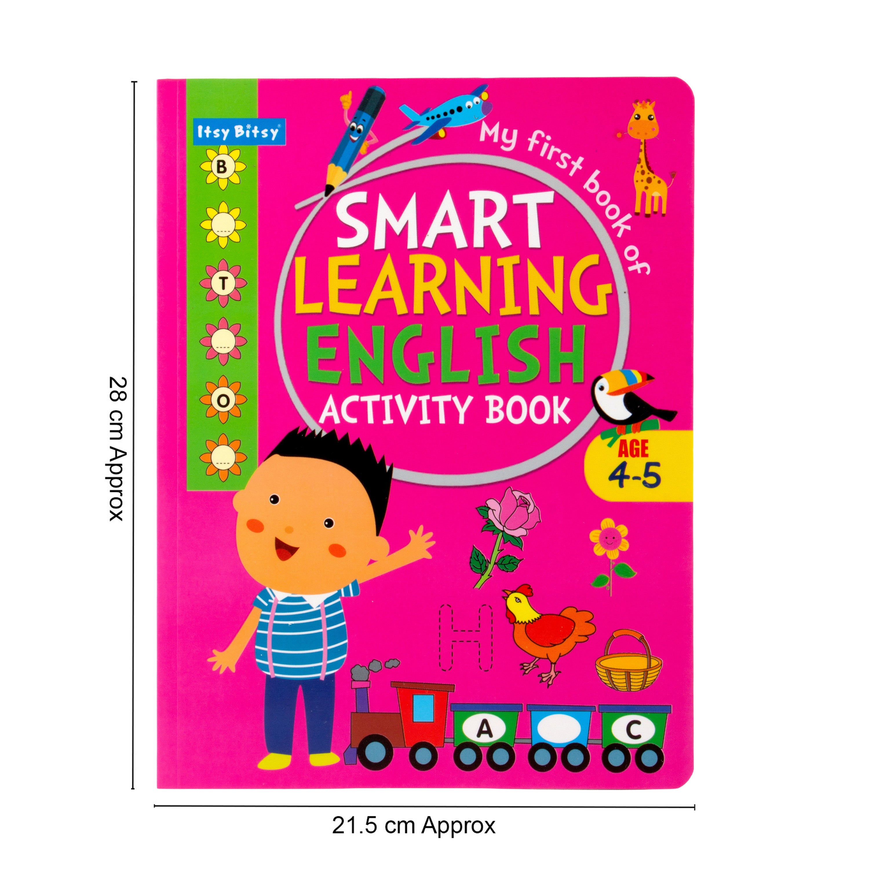 My First Smart Learning Activity Book English (4-5 Years) L21.5 x W28cm 64pages 1Book