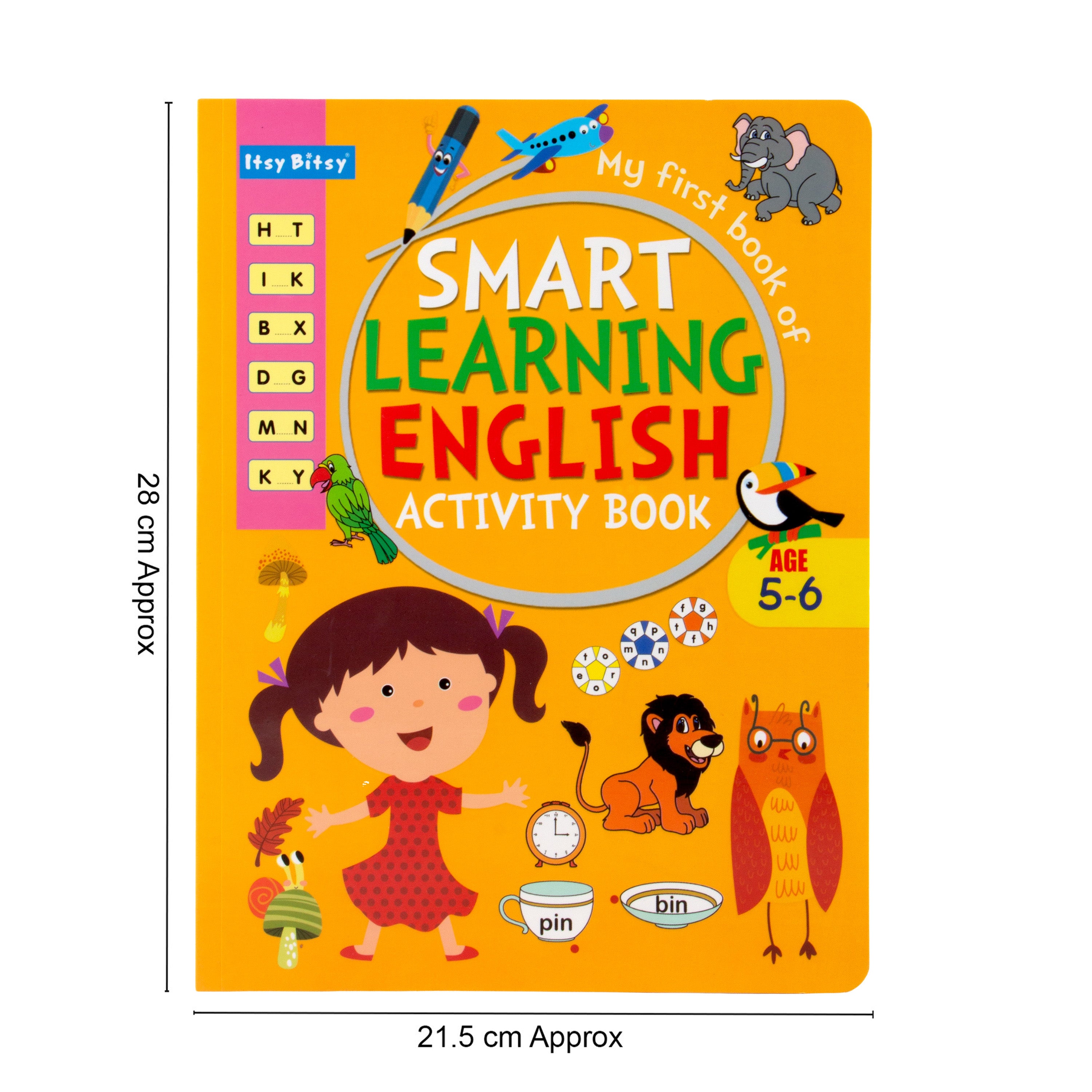 My First Smart Learning Activity Book English (5-6 Years) L21.5 x W28cm 64pages 1Book