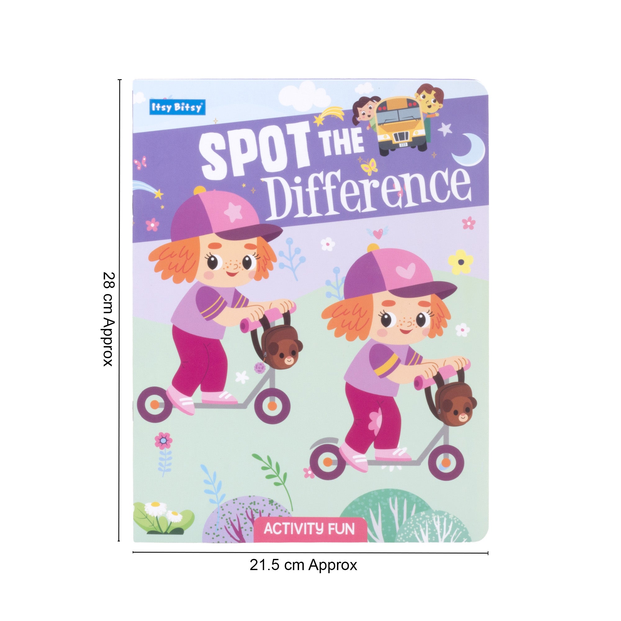 Spot the Difference Activity Fun L21.5 x W28cm 16pages 1Book