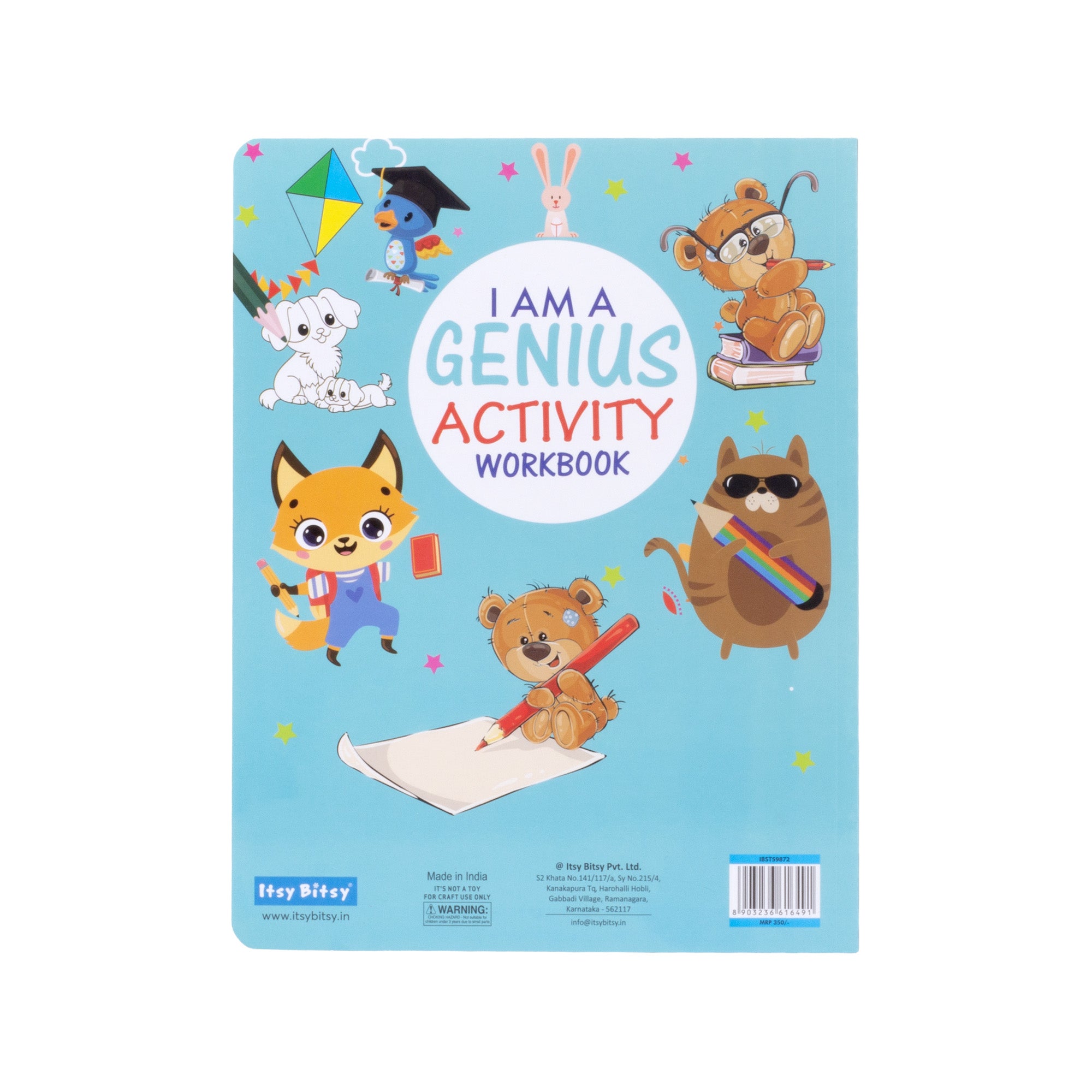 Activity Workbook - I am a Genius 1 L21 x W28cm 96pages 1Book