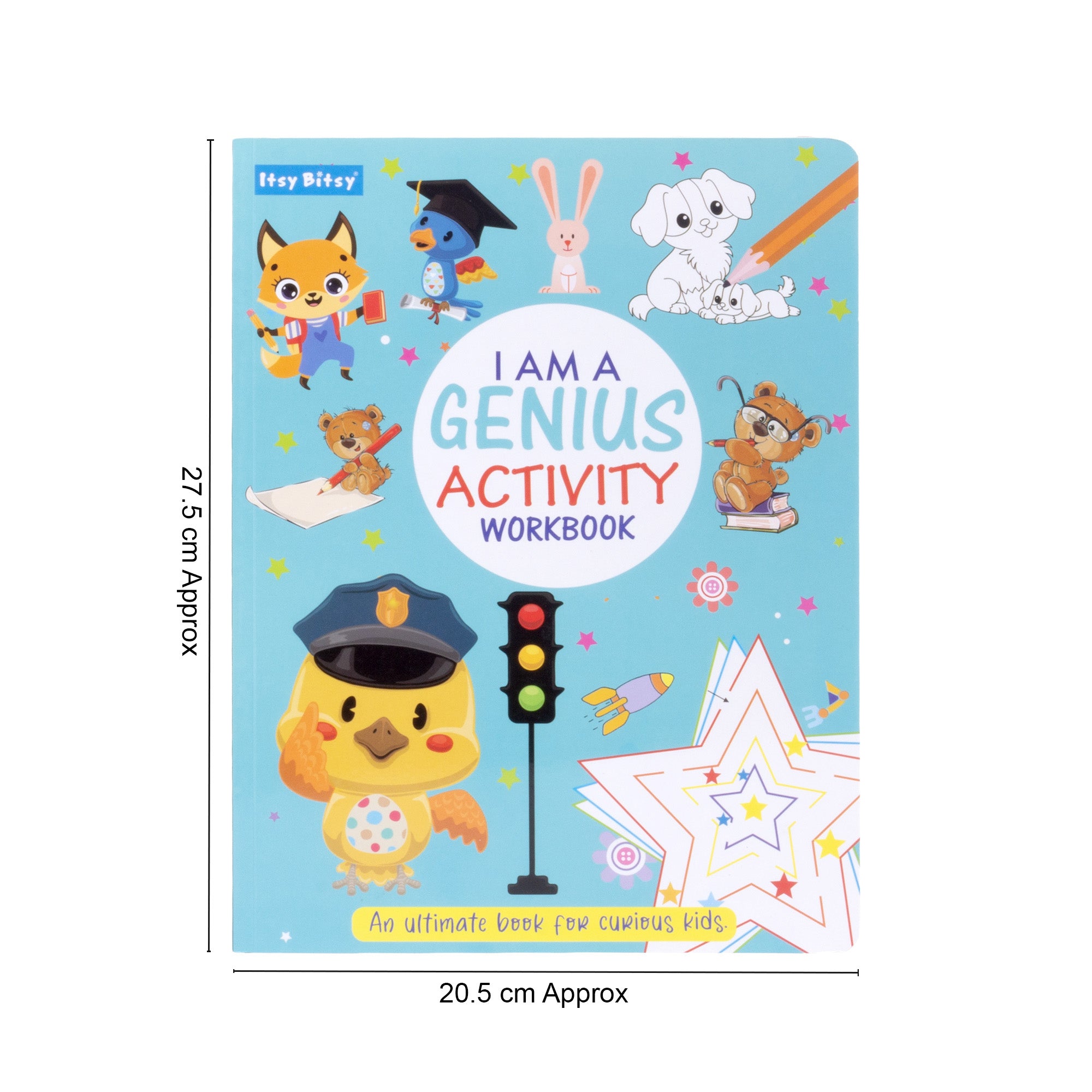 Activity Workbook - I am a Genius 1 L21 x W28cm 96pages 1Book