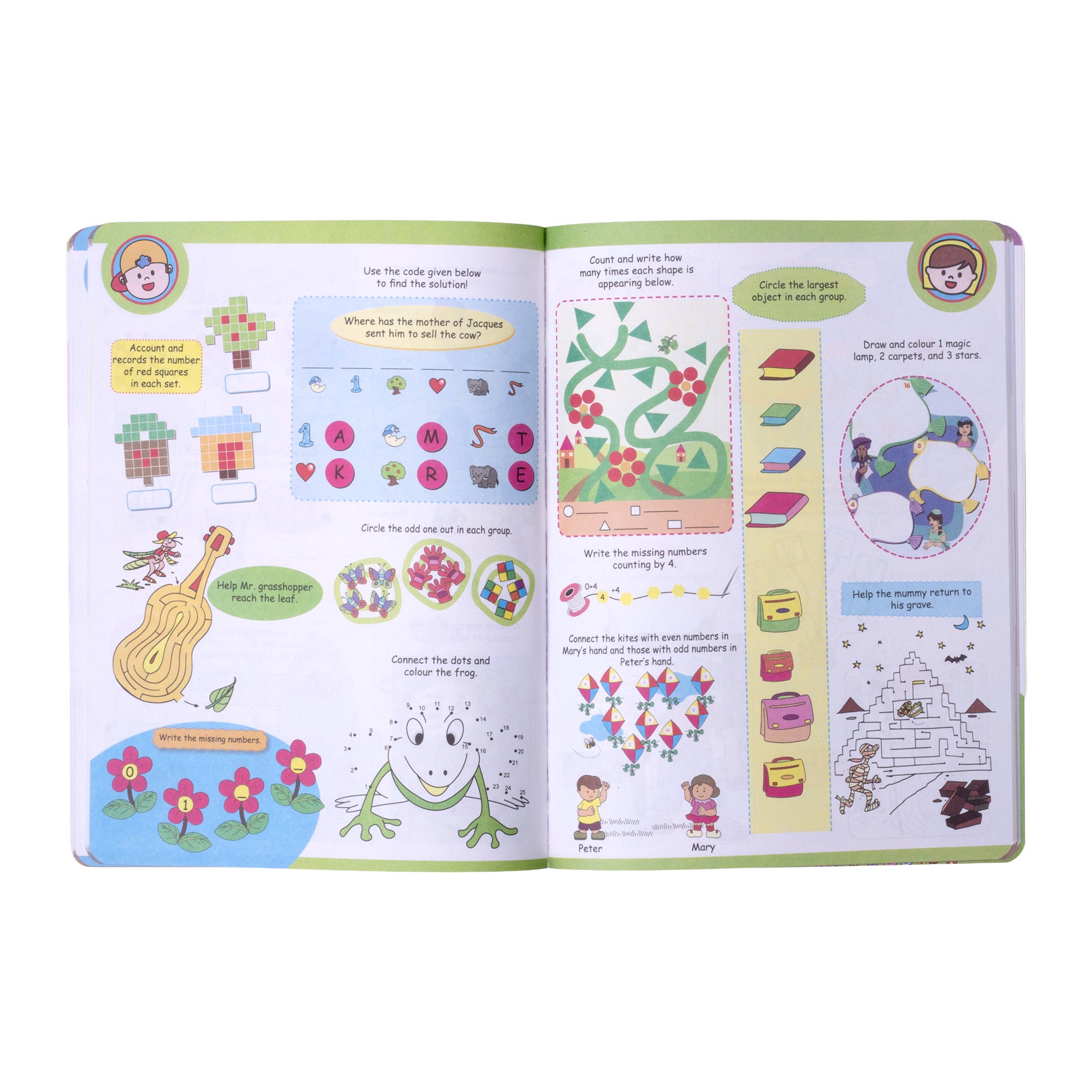 Activity Workbook - I am a Genius 1 L21 x W28cm 96pages 1Book