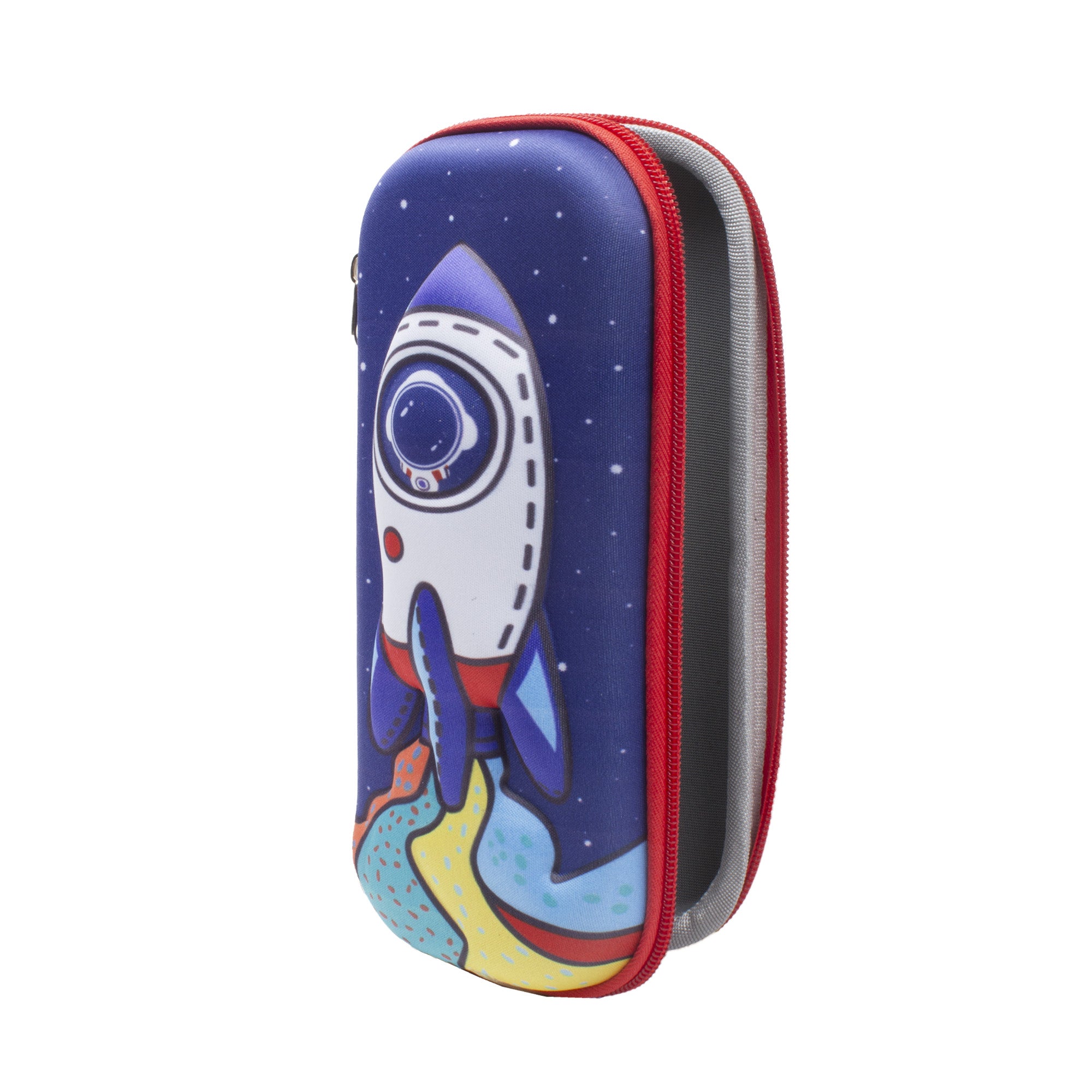 3D Hard Pencil Case Rocket Adventure 1pc