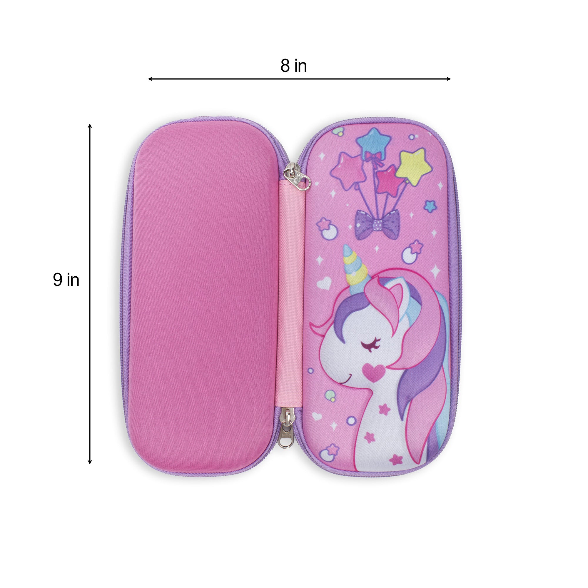 3D Hard Pencil Case Unicorn Adore 1pc