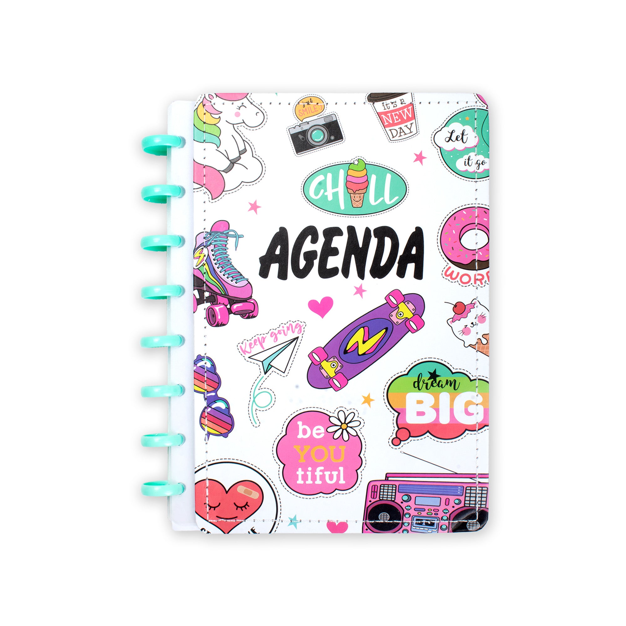 Disc-bound Ruled Notebook Agenda A5 180Pages 1Book