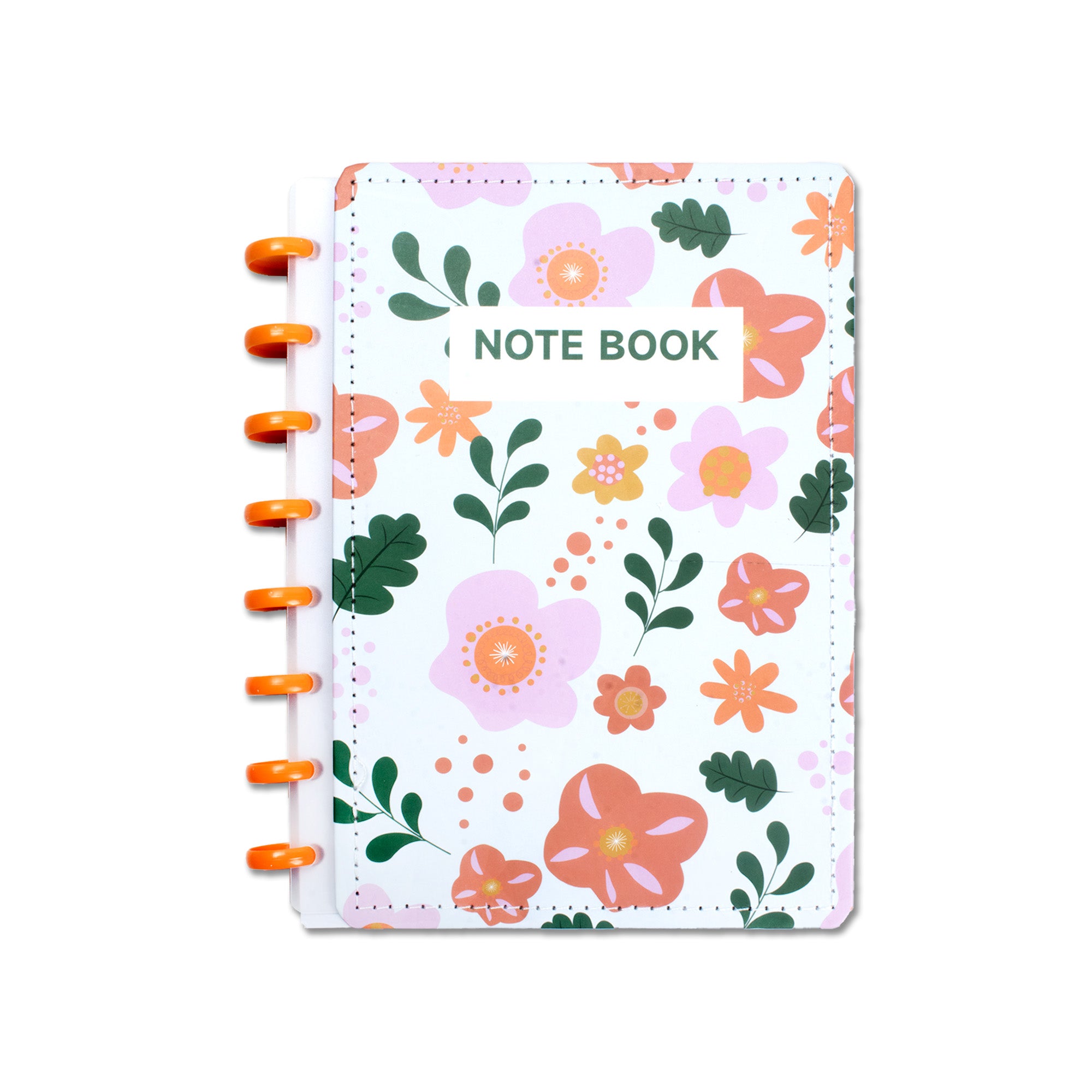 Disc-bound Ruled Notebook Floral Cheer A5 180Pages 1Book