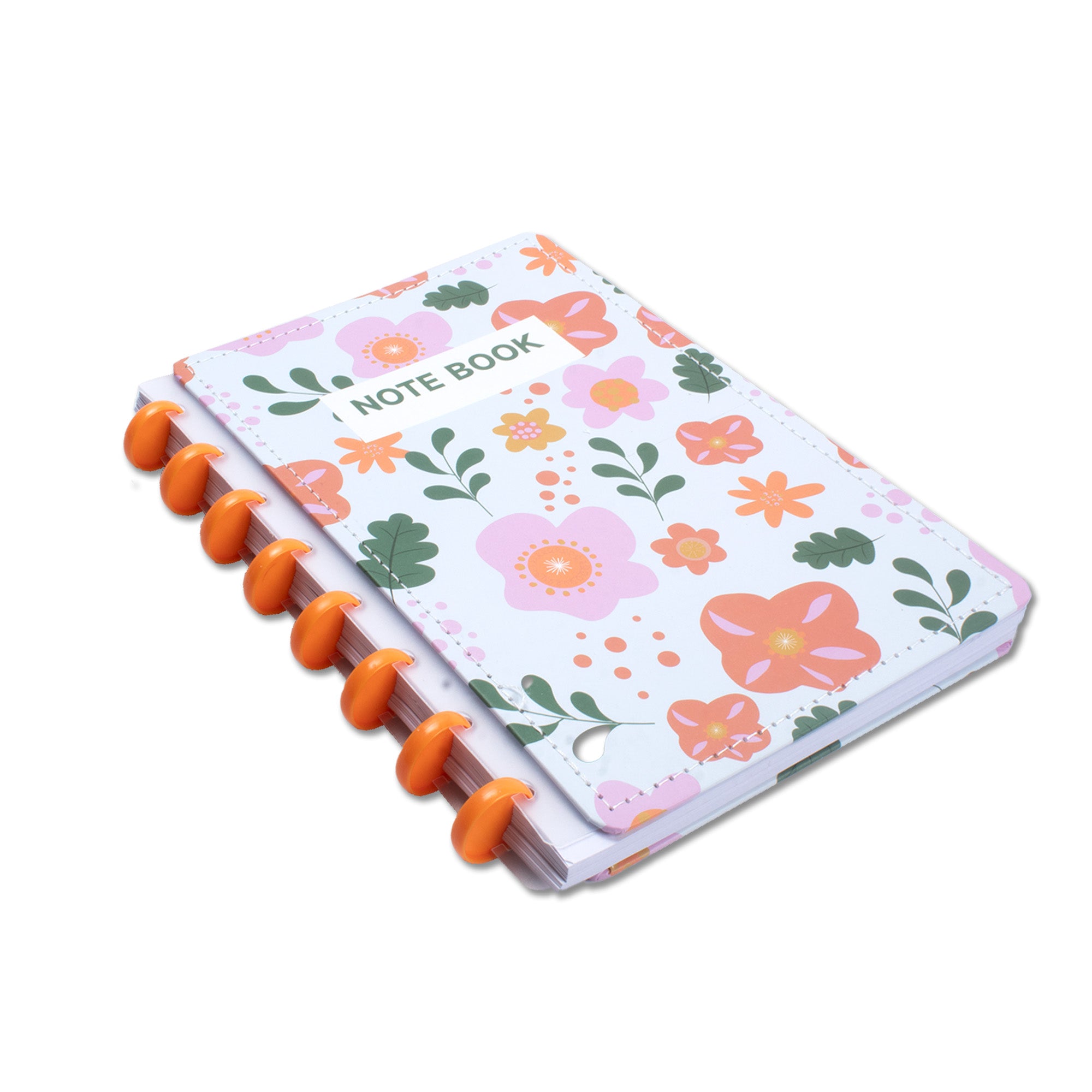 Disc-bound Ruled Notebook Floral Cheer A5 180Pages 1Book