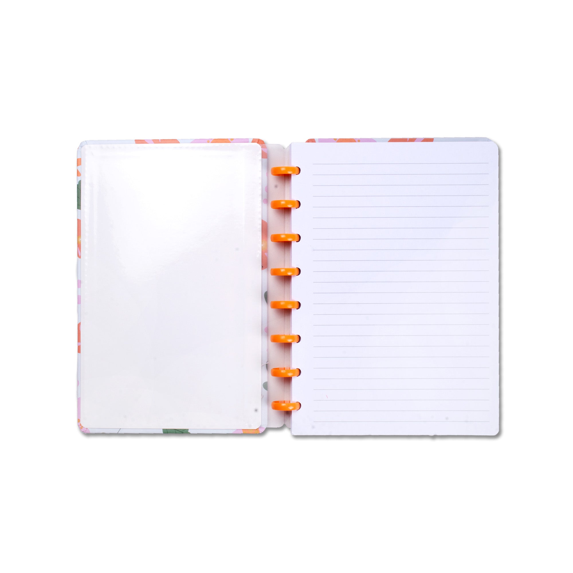 Disc-bound Ruled Notebook Floral Cheer A5 180Pages 1Book