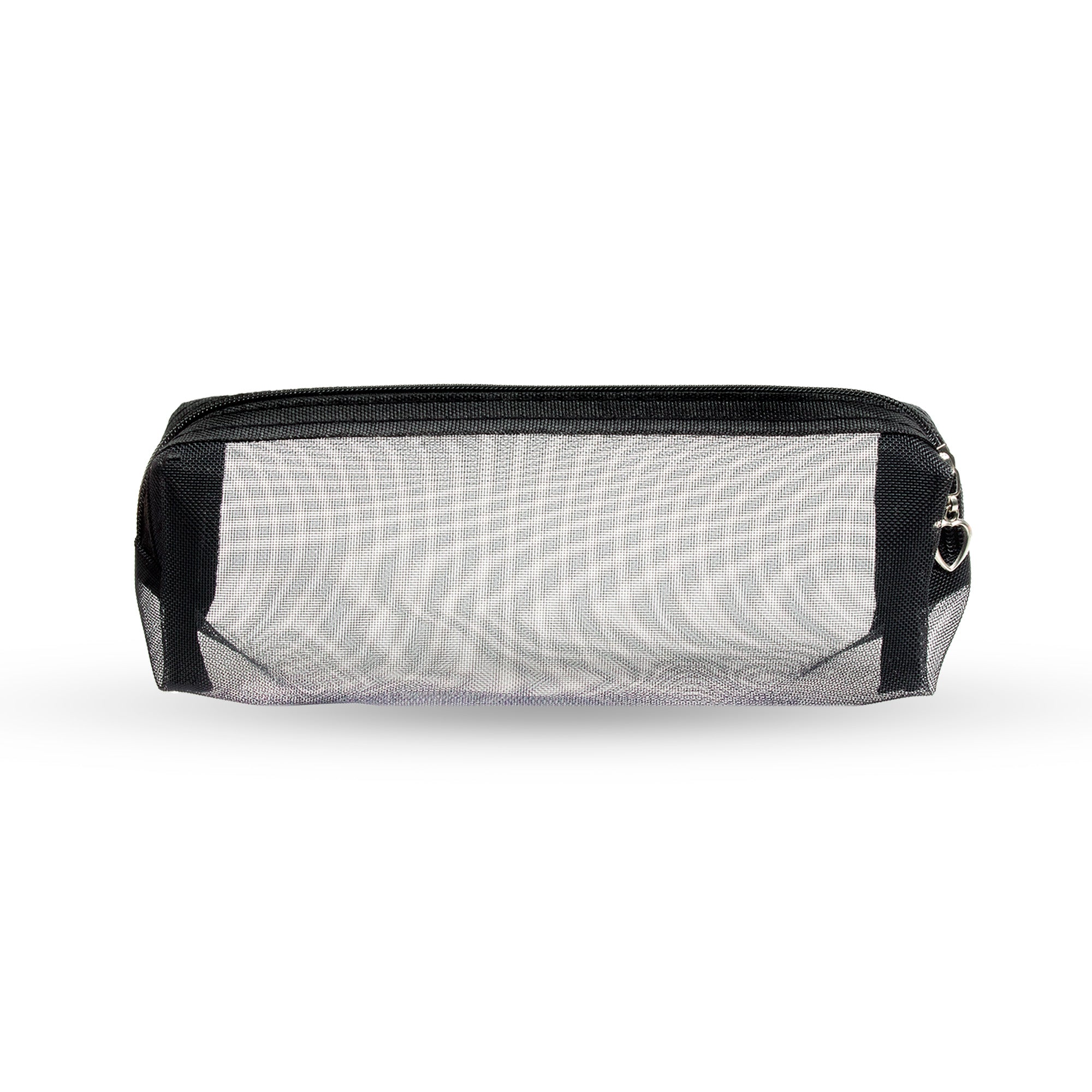 Mesh Pencil Case Black 9x3.5inch 1pc