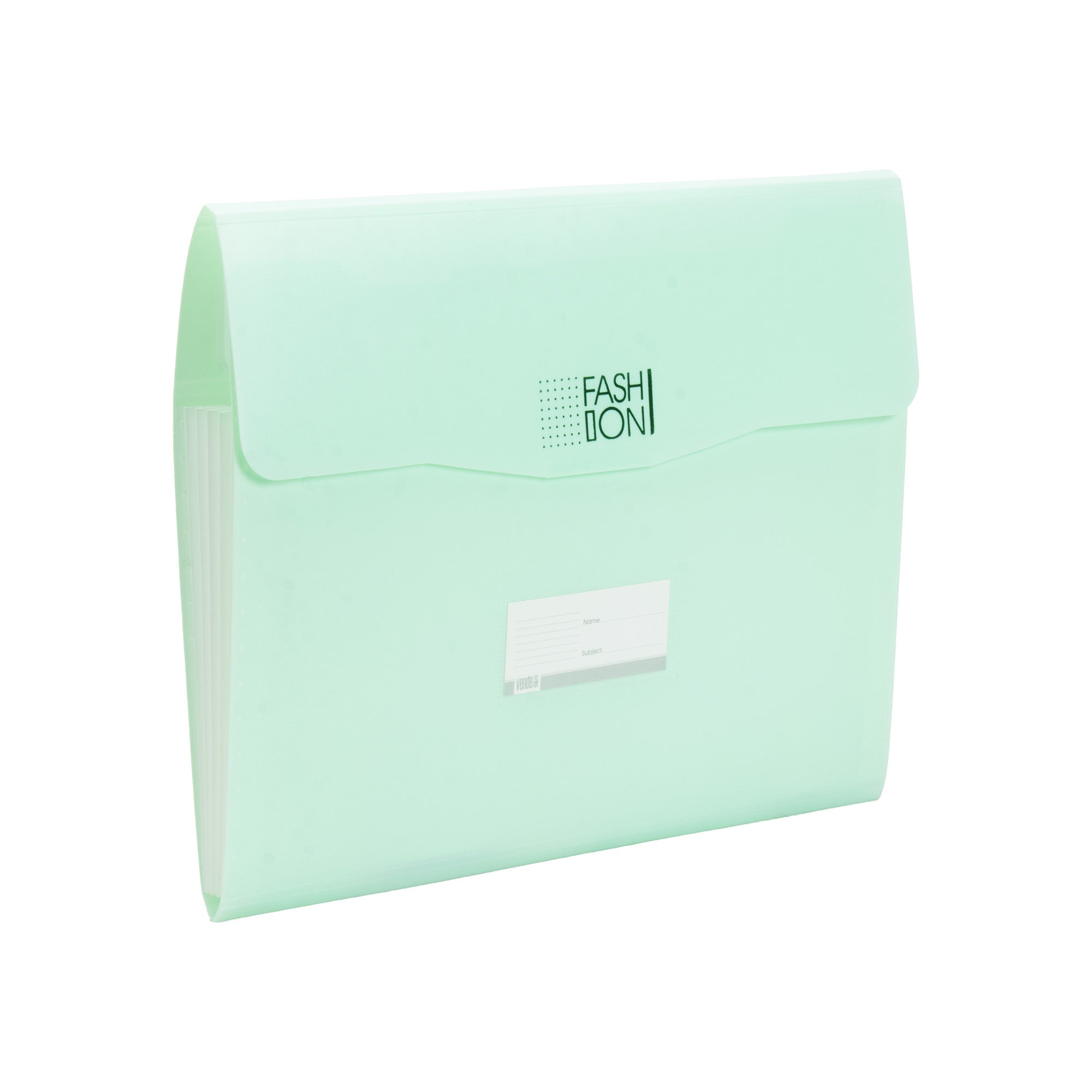 File Organizer Folder 5 Divider Flap Closure Teal A4 1pc