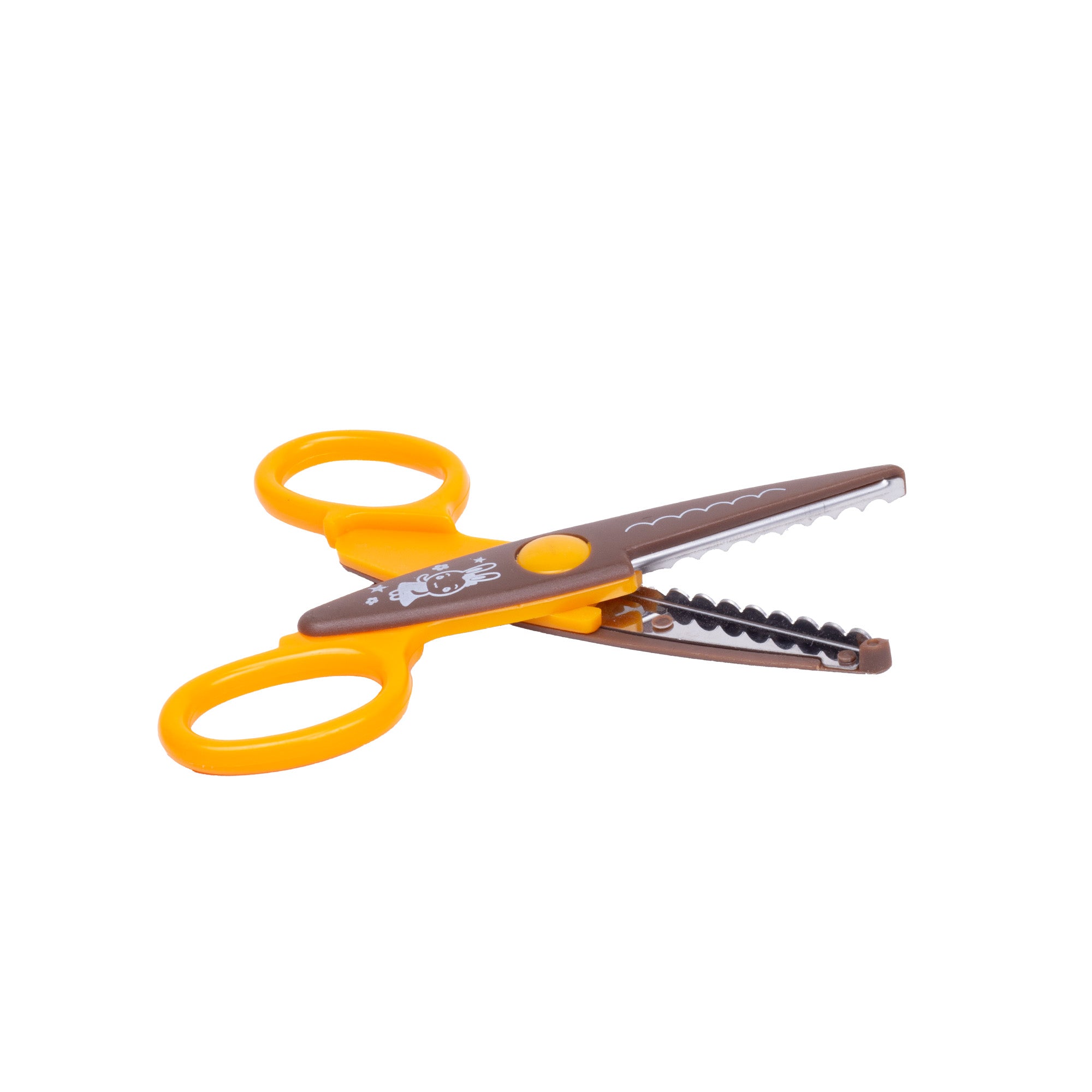 Kids Scissors Scallop Design Cutting 1pcs