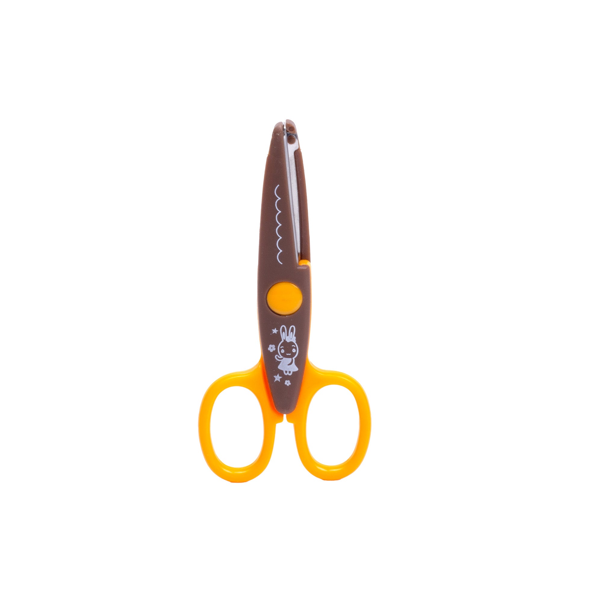 Kids Scissors Scallop Design Cutting 1pcs