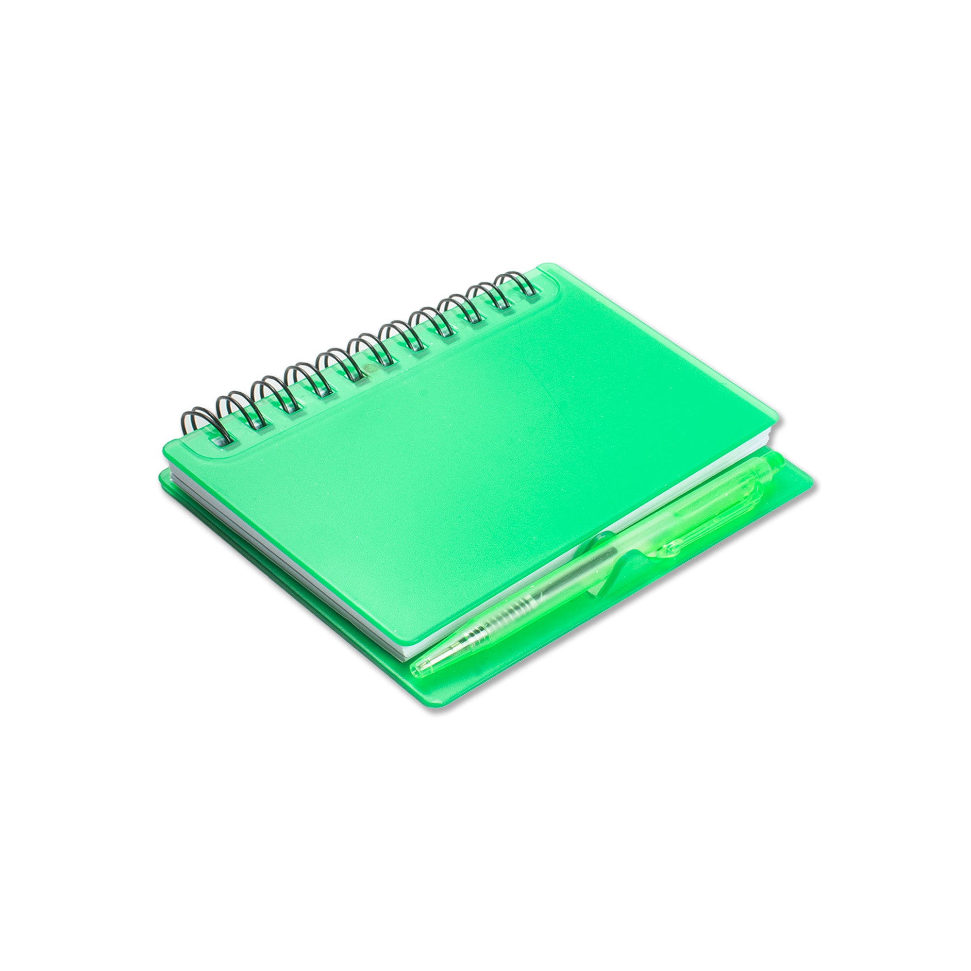 Mini Ruled Notebook With Pen Green 140Pages 1Book