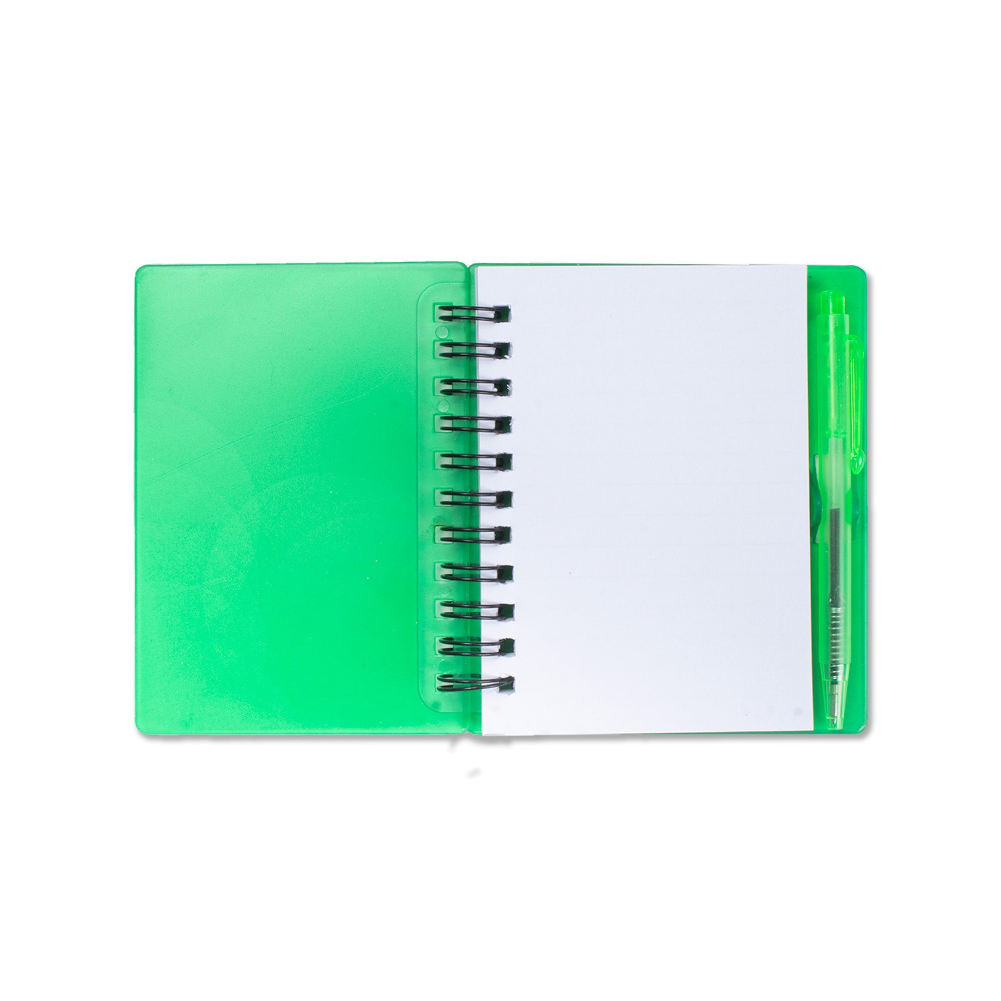 Mini Ruled Notebook With Pen Green 140Pages 1Book