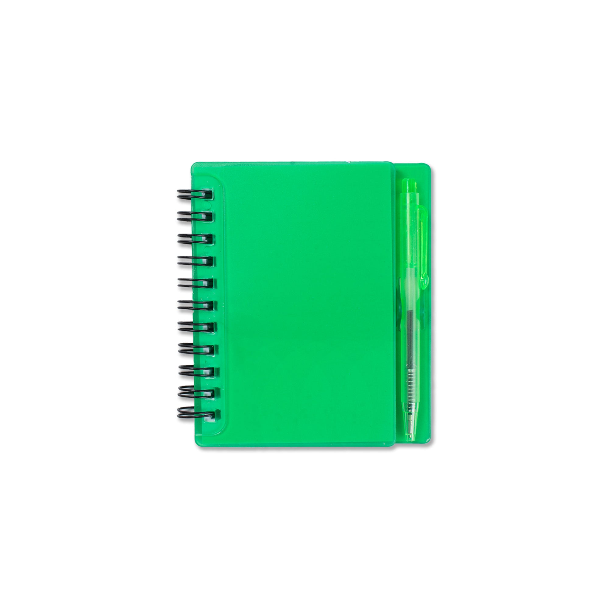 Mini Ruled Notebook With Pen Green 140Pages 1Book