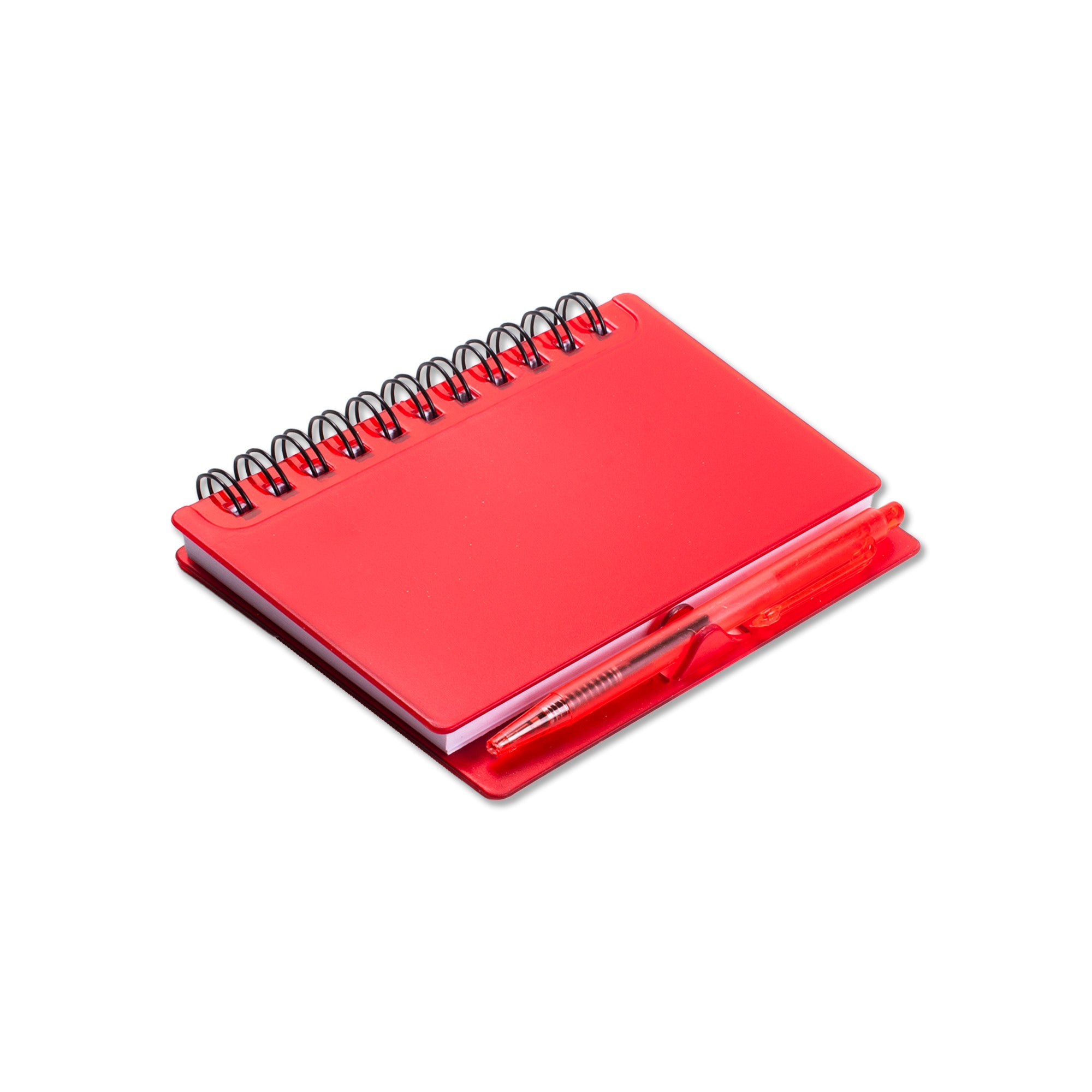 Mini Ruled Notebook With Pen Red 140Pages 1Book