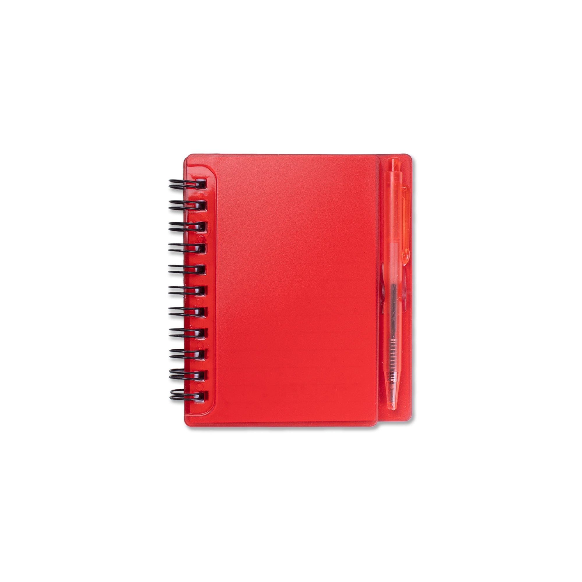 Mini Ruled Notebook With Pen Red 140Pages 1Book